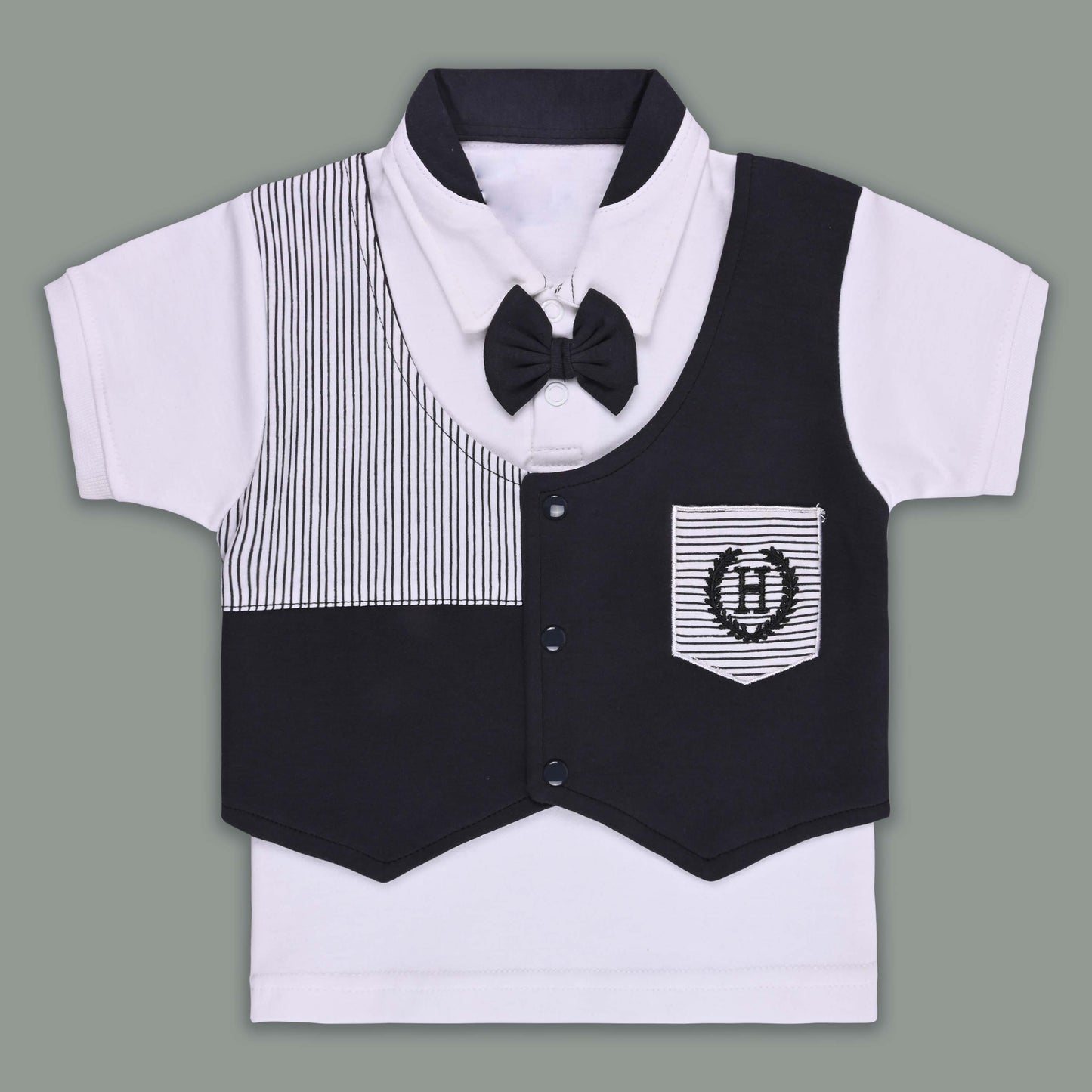 Boys Cotton T-shirt and Shorts Partywear Set bt830