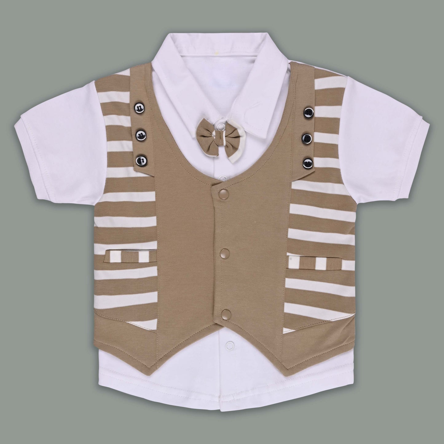 Boys Cotton T-shirt and Shorts Partywear Set