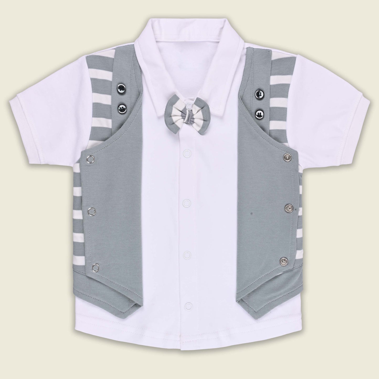 Boys Cotton T-shirt and Shorts Partywear Set