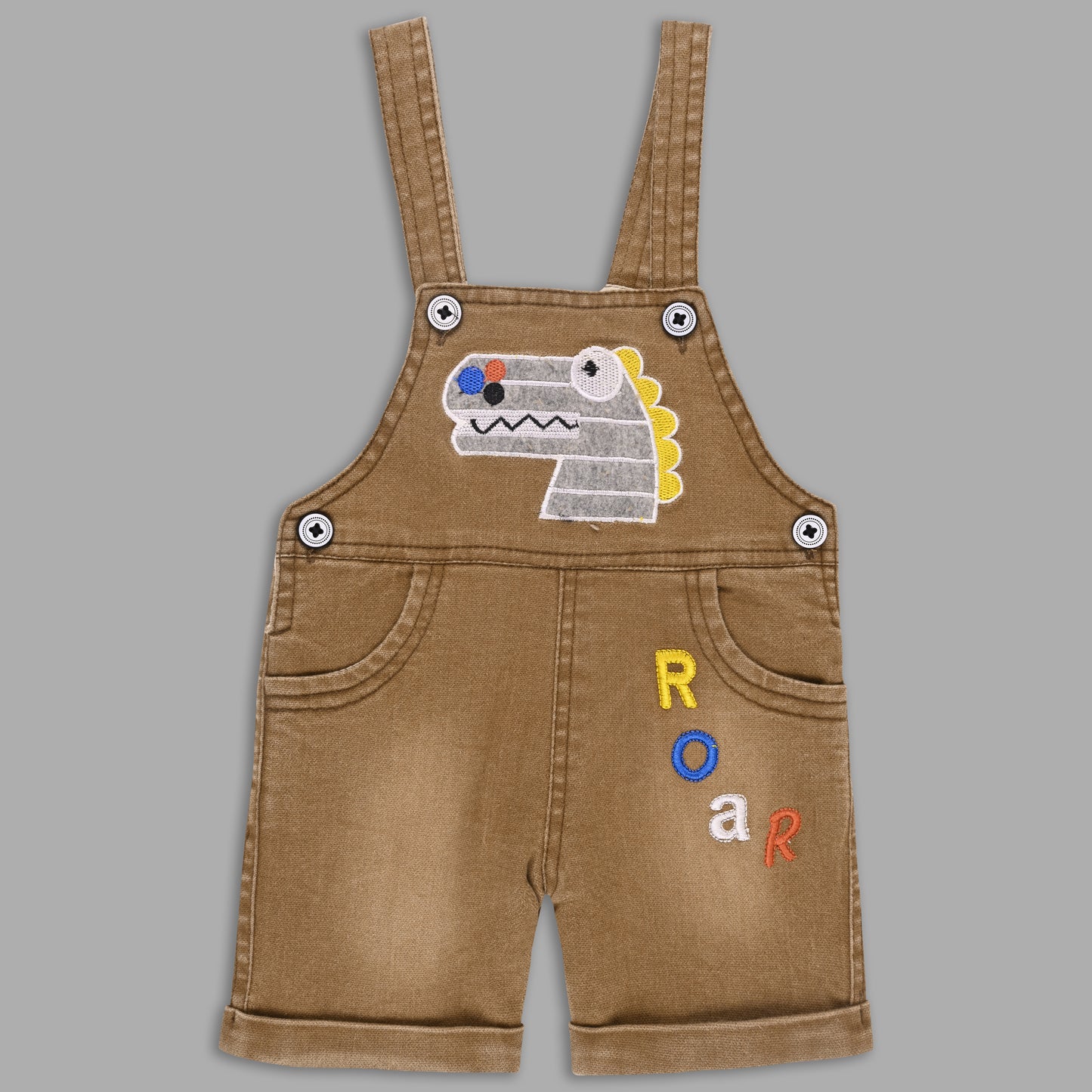 Boys Striped T-shirt and Denim Dungaree Set