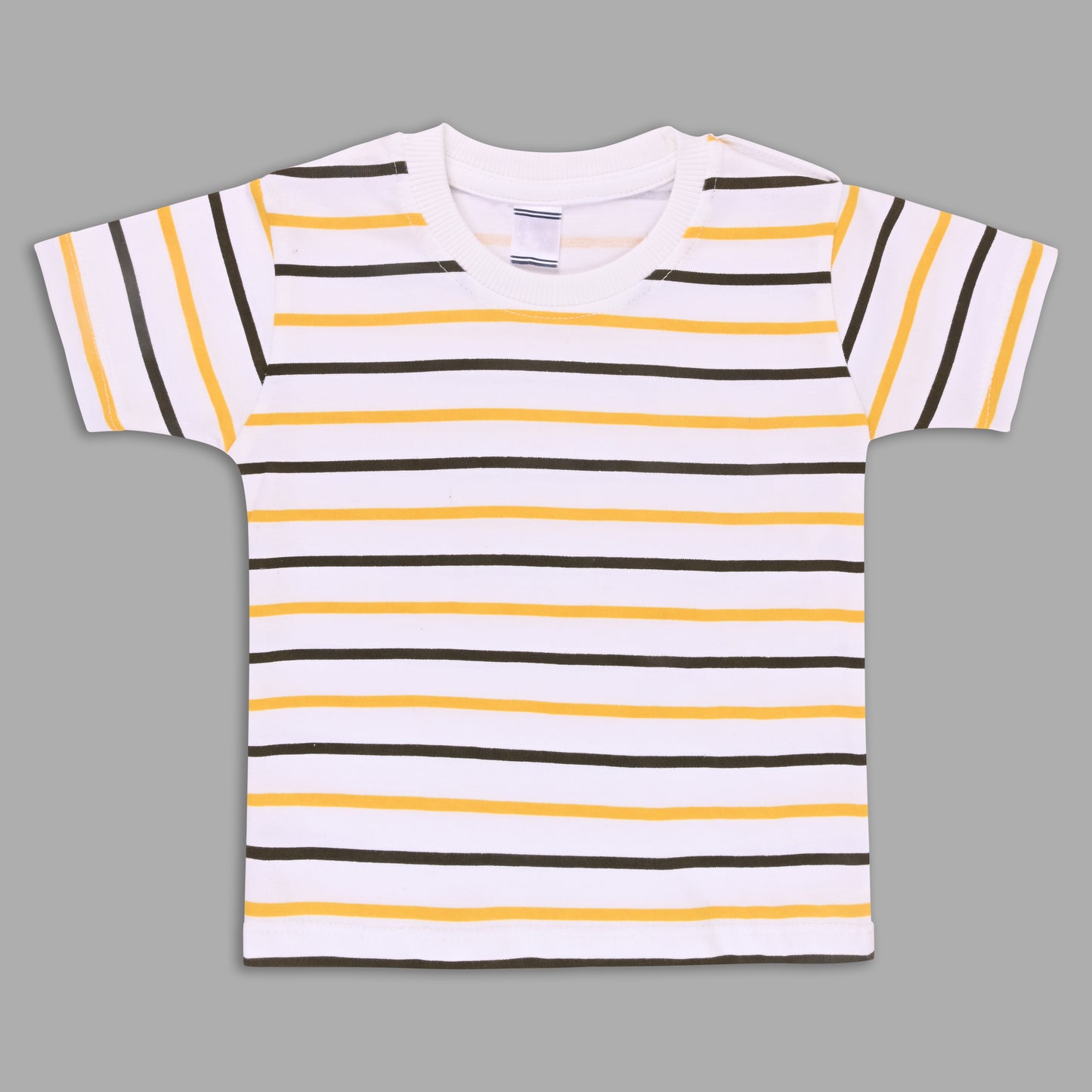 Boys Striped T-shirt and Denim Dungaree Set