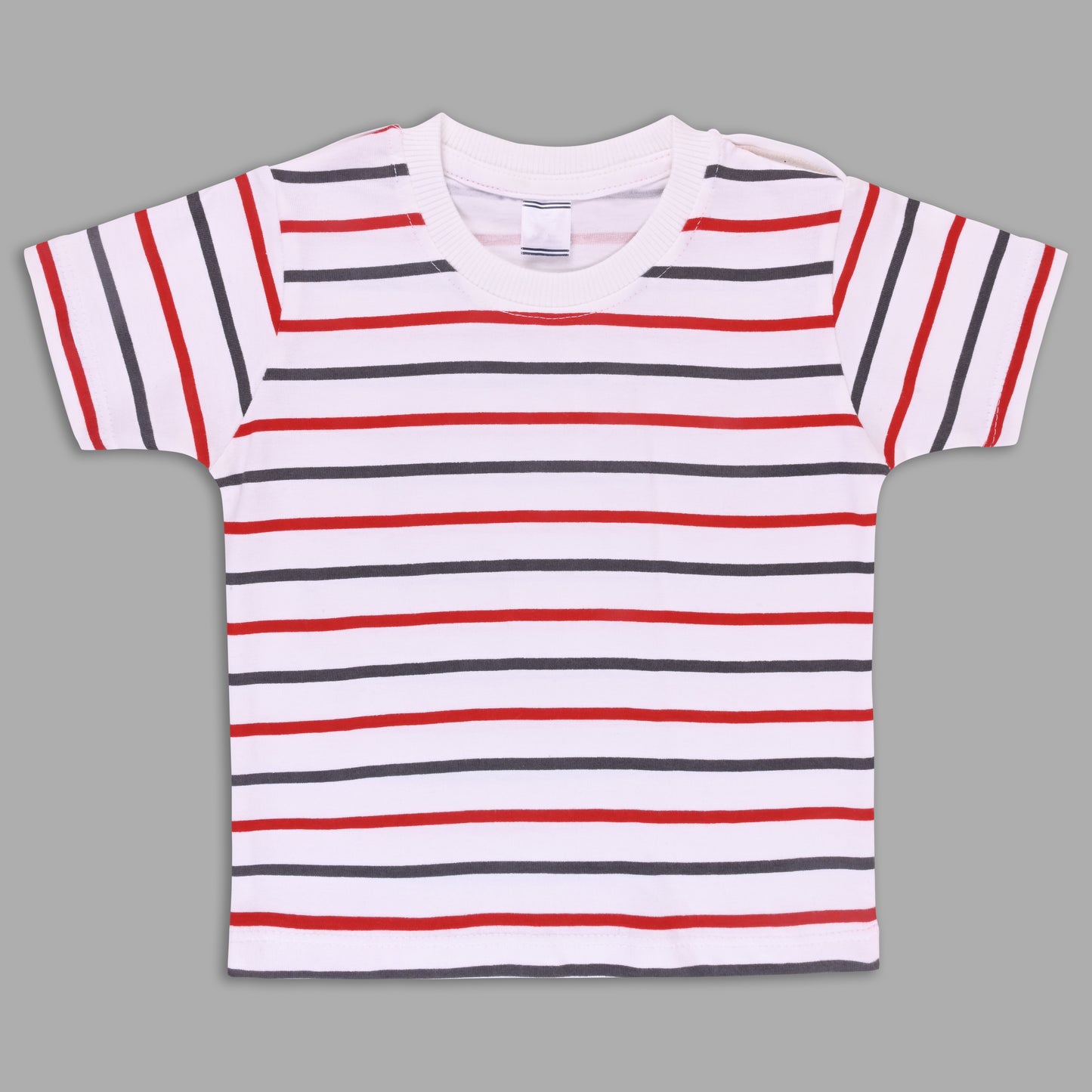 Boys Striped T-shirt and Denim Dungaree Set