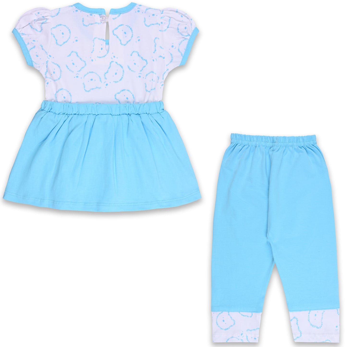 Girls Printed Top and Pant Clothing Set