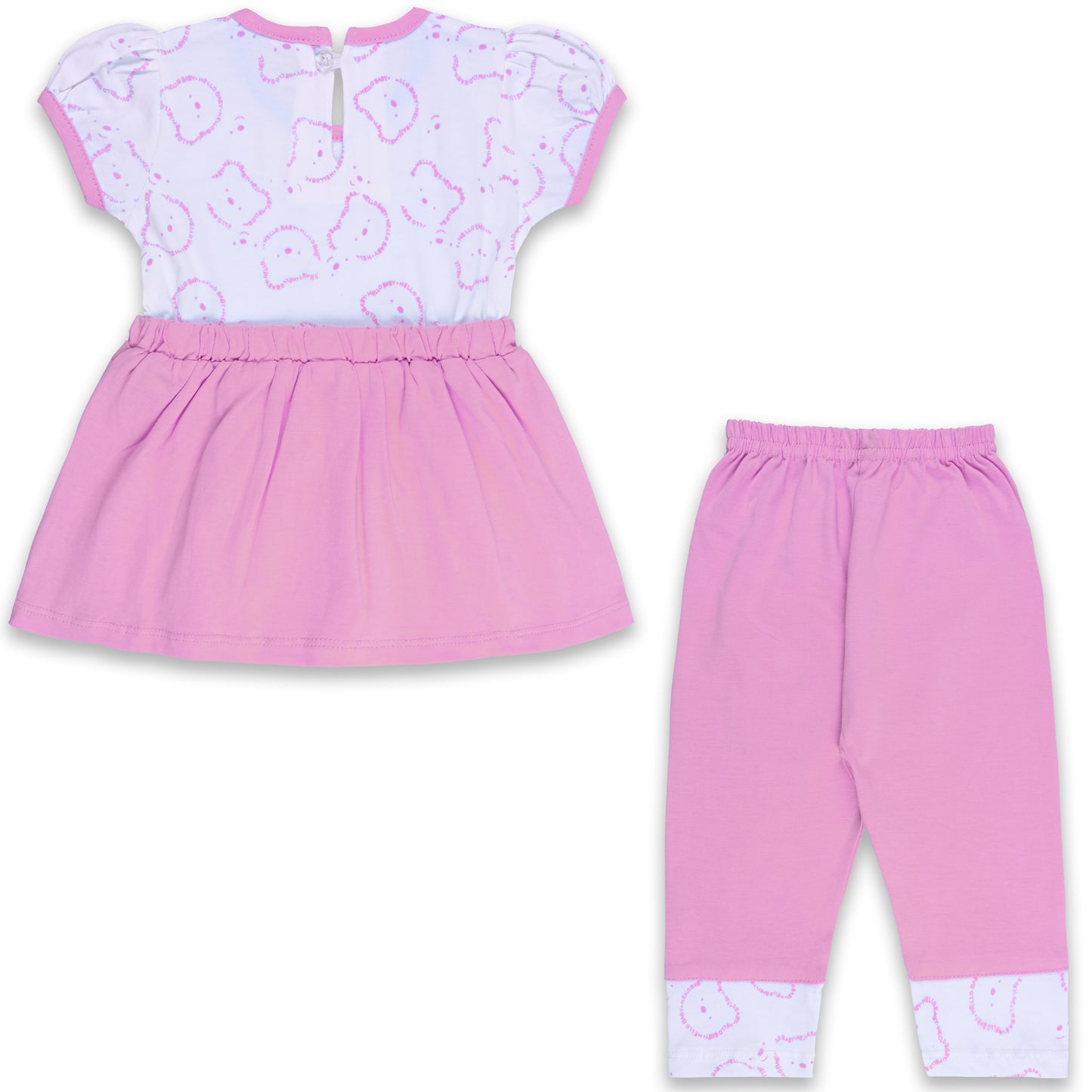 Girls Printed Top and Pant Clothing Set