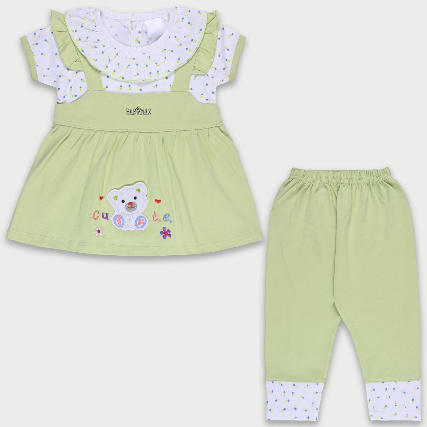 Girls Printed Top and Pant Clothing Set