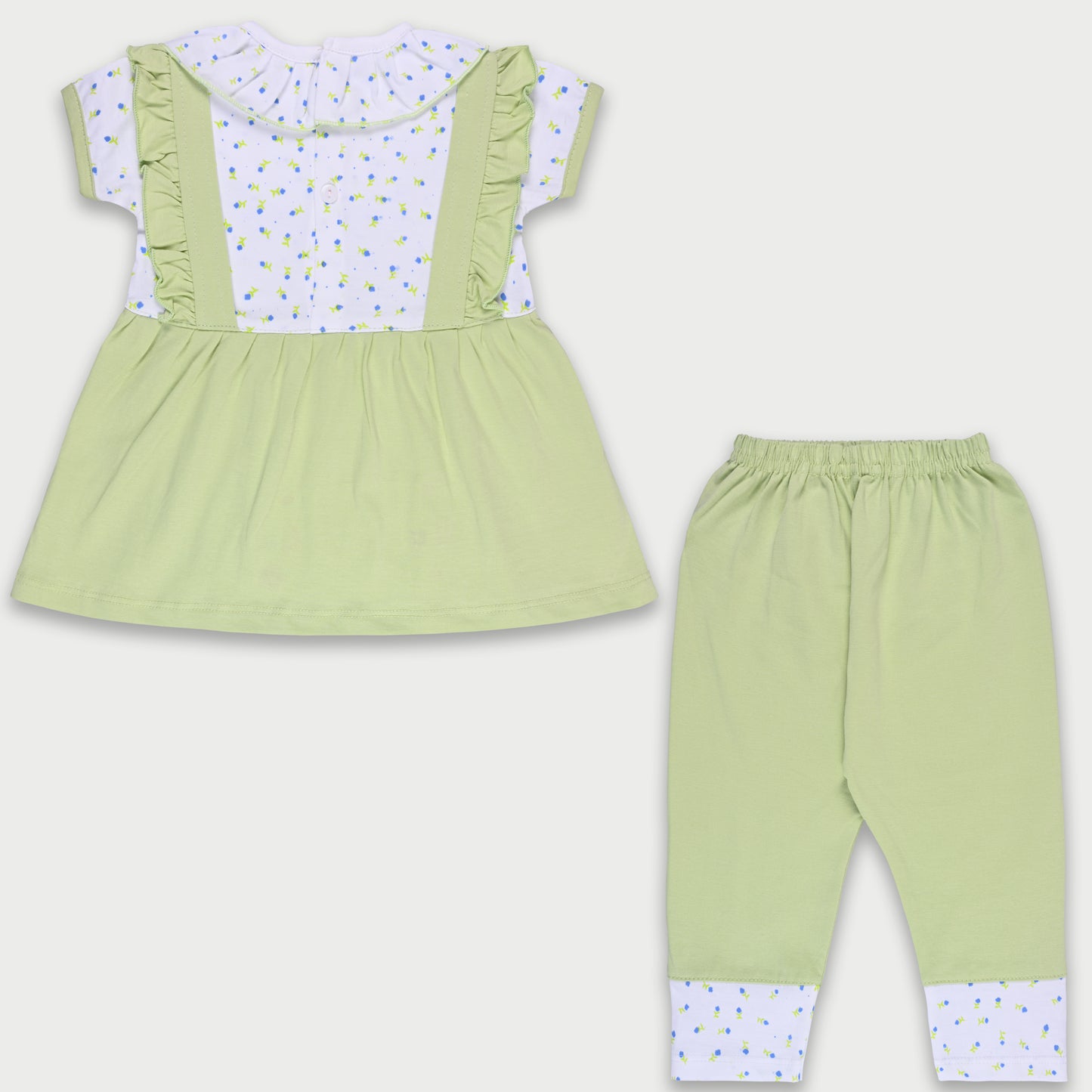 Girls Printed Top and Pant Clothing Set
