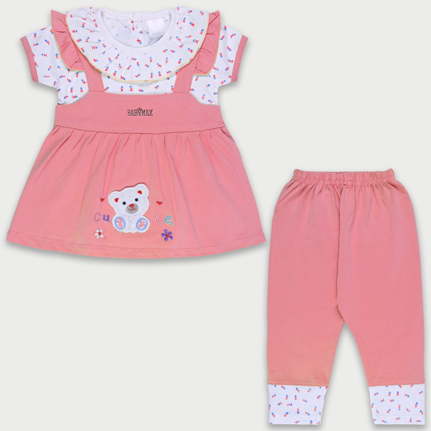 Girls Printed Top and Pant Clothing Set