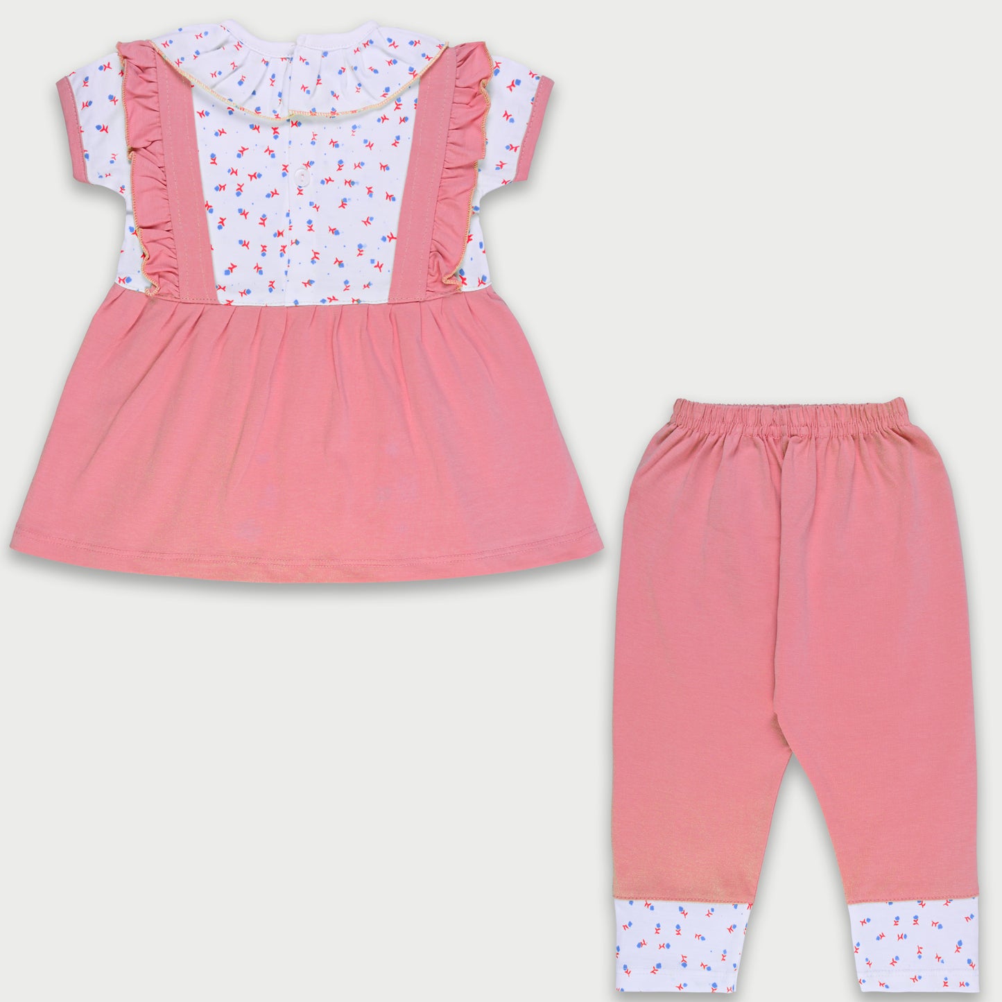 Girls Printed Top and Pant Clothing Set