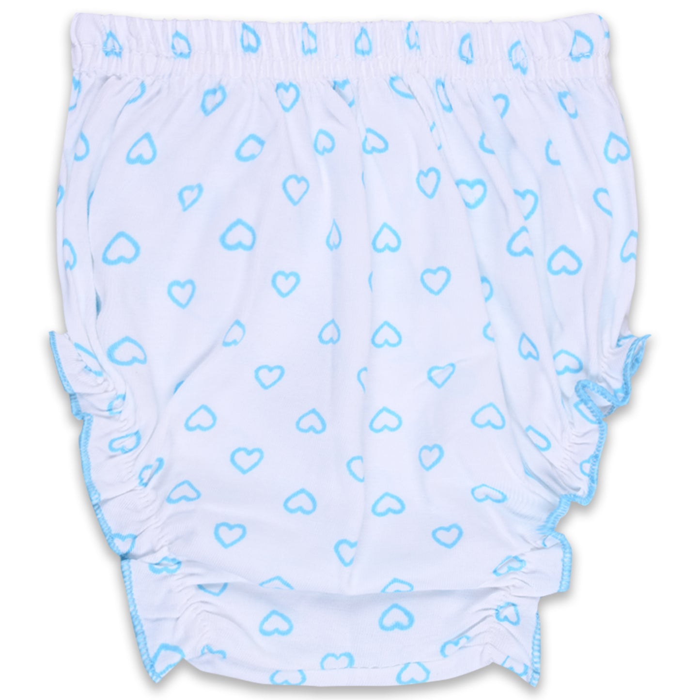 Baby Girls Printed A-Line Frock Dress With Brief