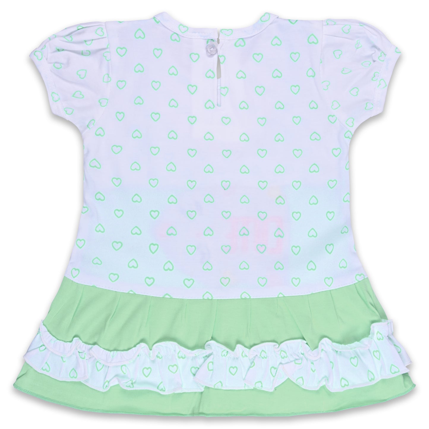 Baby Girls Printed A-Line Frock Dress With Brief