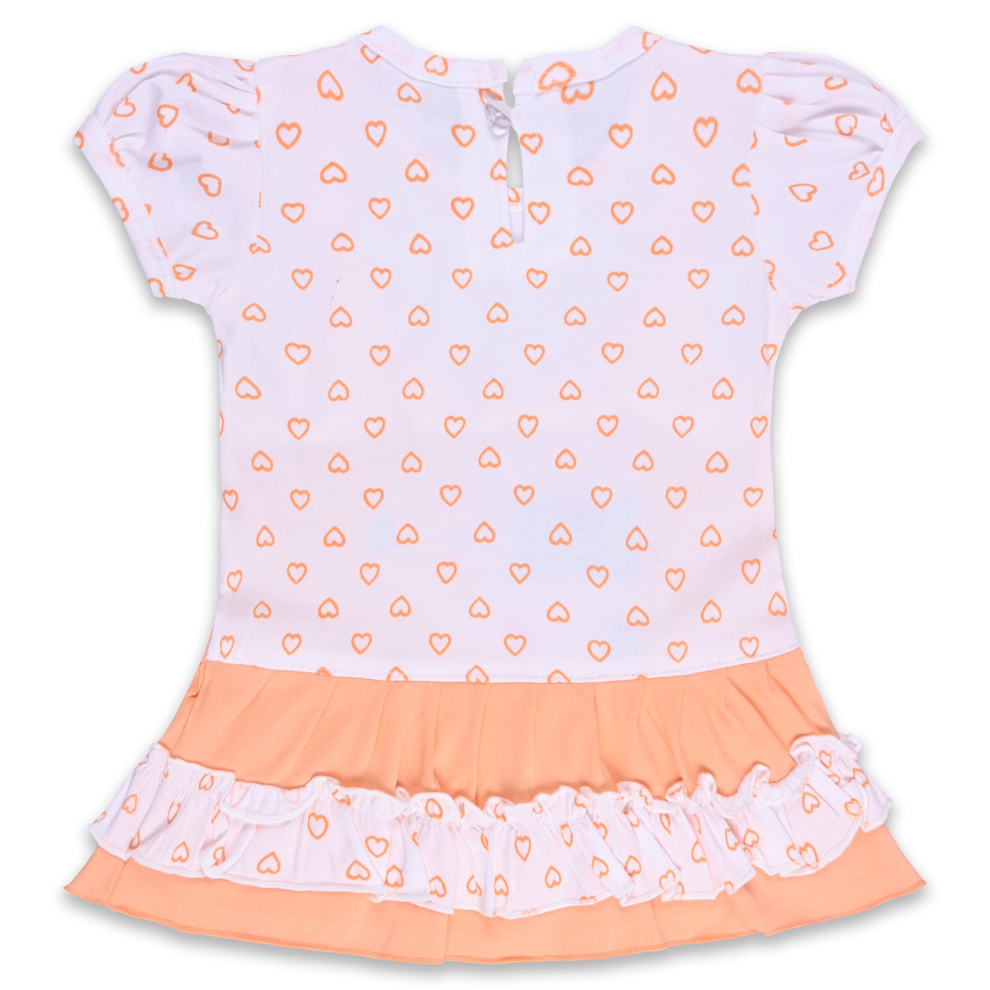 Baby Girls Printed A-Line Frock Dress With Brief