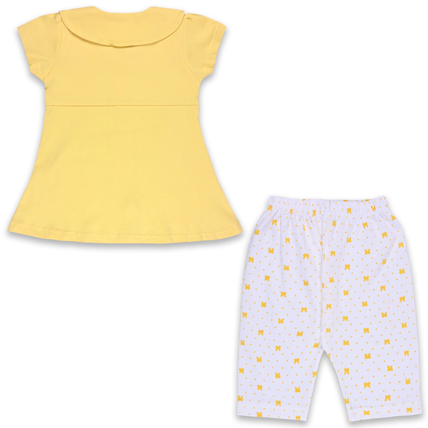 Baby Girls Graphic Print Top and Pant Clothing Set