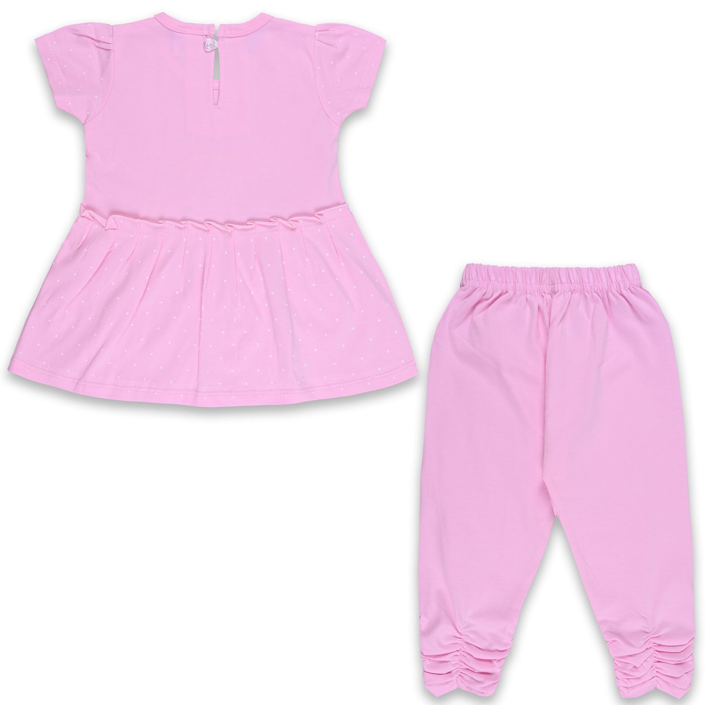 Girls Polka Print Top and Pant Clothing Set