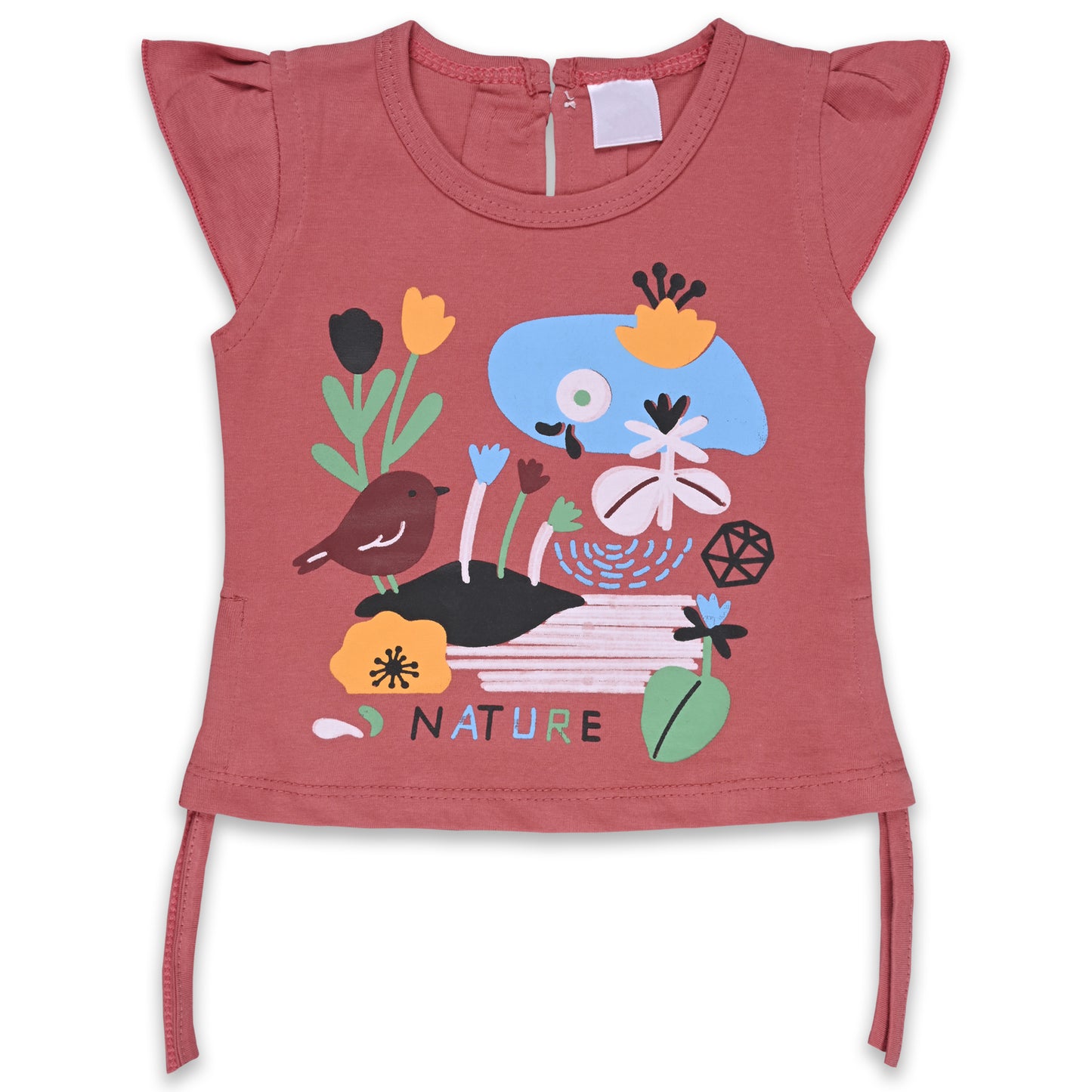 Baby Girls Graphic Print Top and Skirt Clothing Set