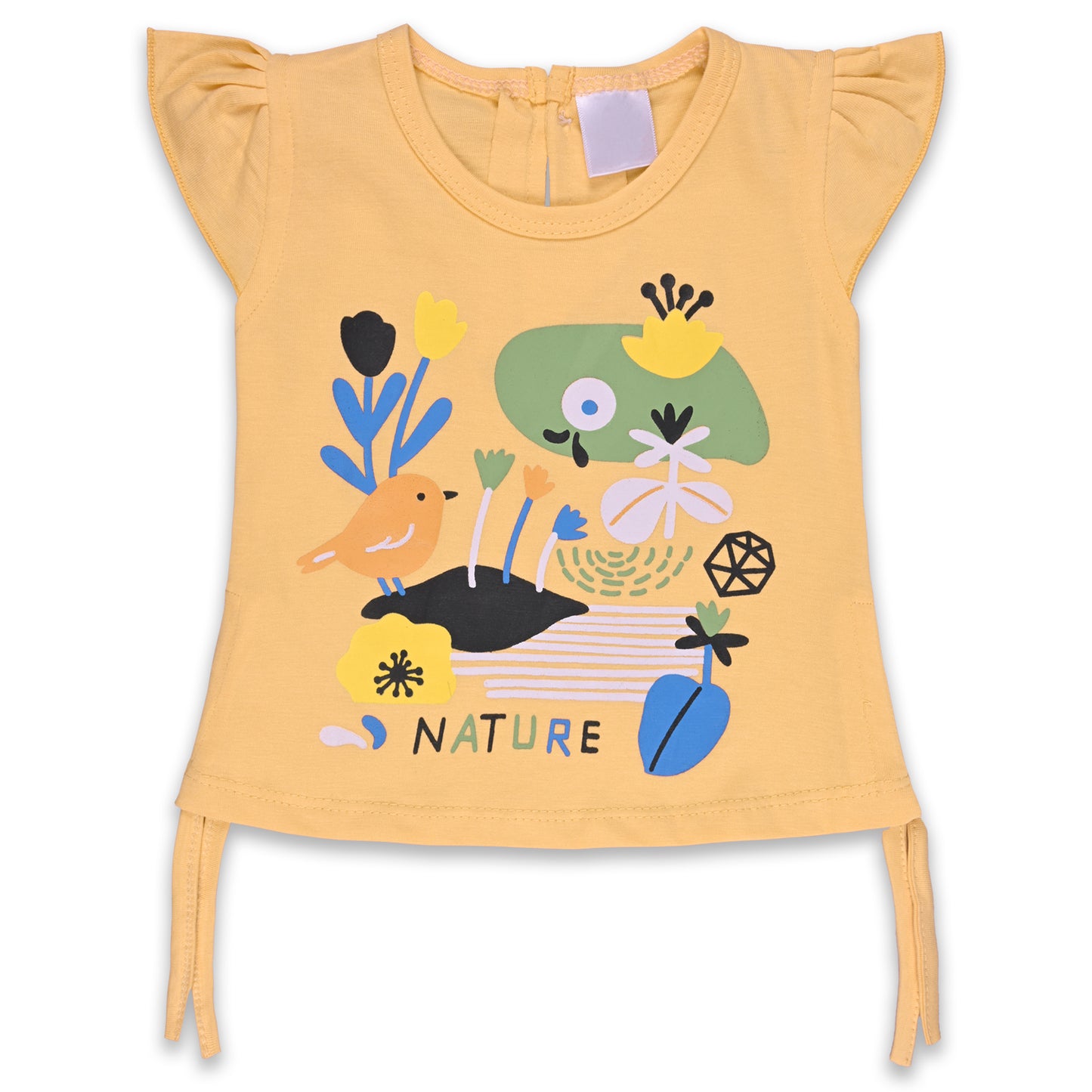 Baby Girls Graphic Print Top and Skirt Clothing Set