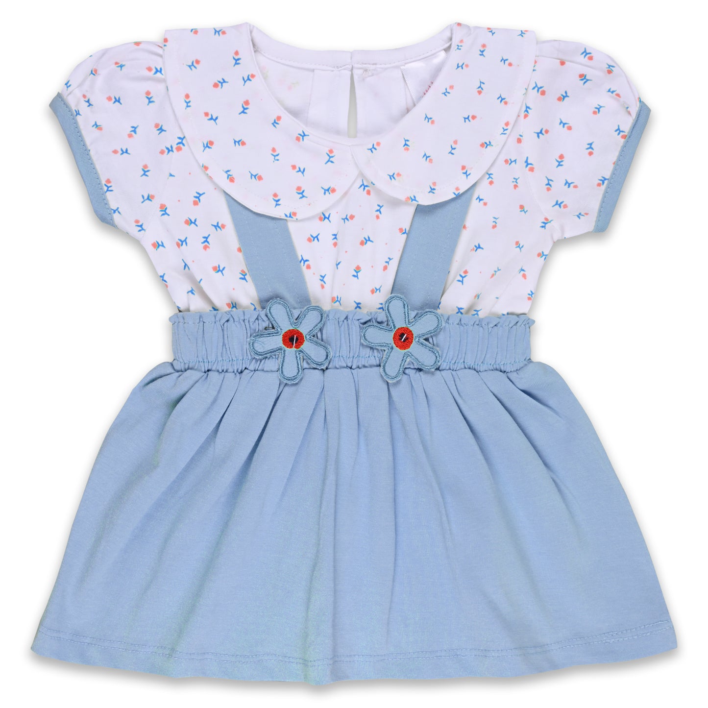 Baby Girls Polka Print Top and Pant Clothing Set
