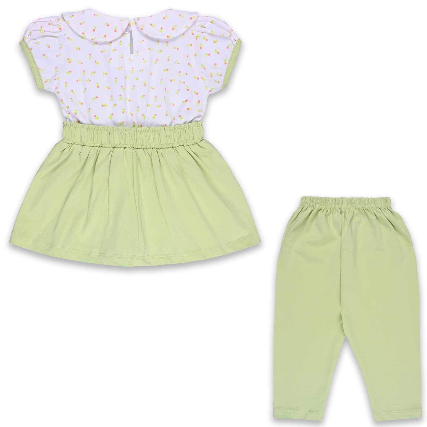 Baby Girls Polka Print Top and Pant Clothing Set