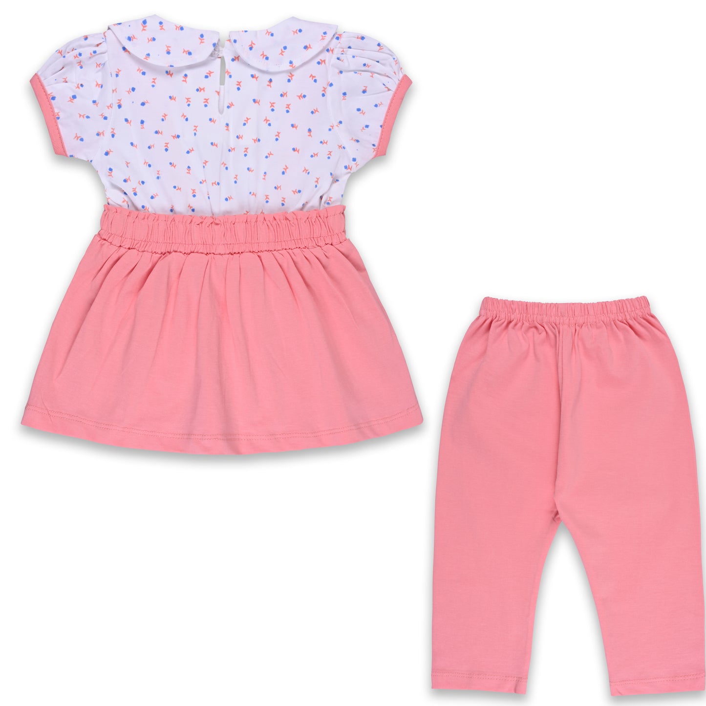 Baby Girls Polka Print Top and Pant Clothing Set