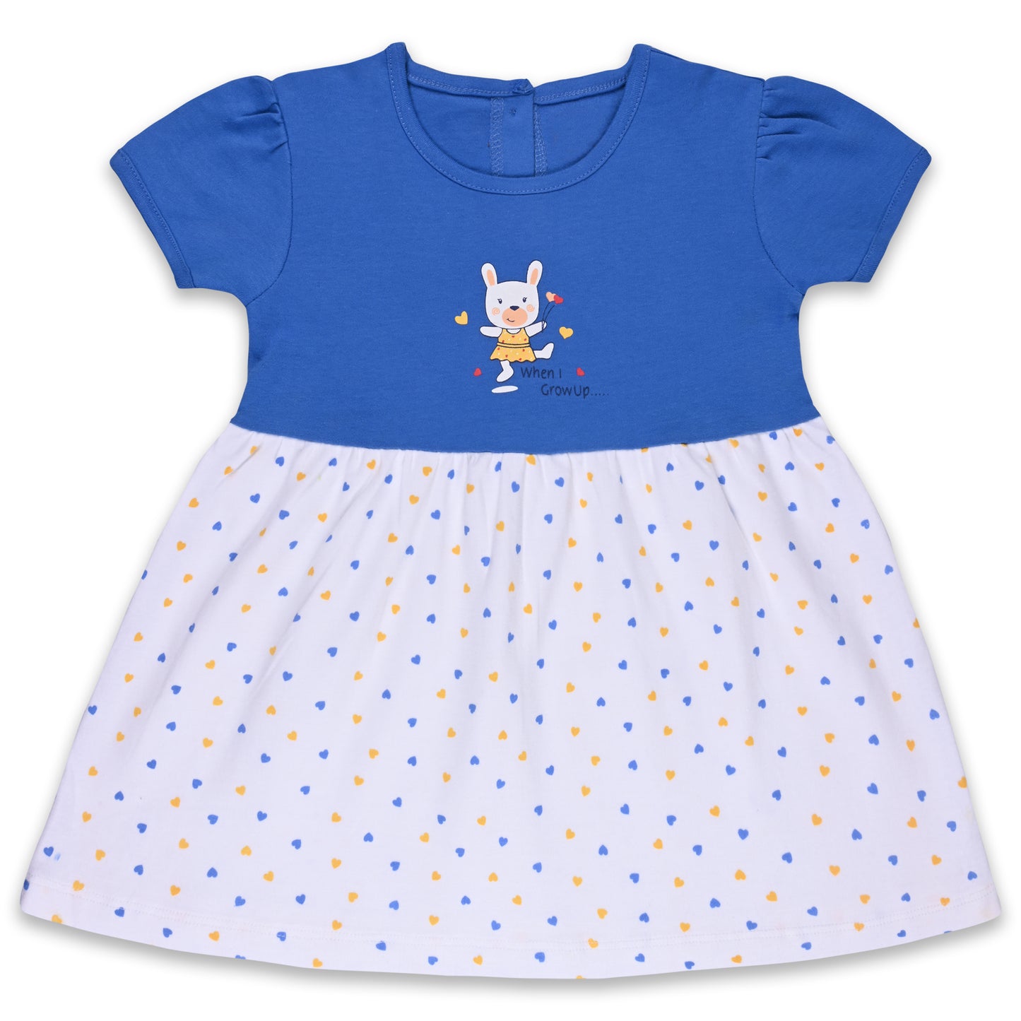 Girls Polka Dot Print A-Line dress