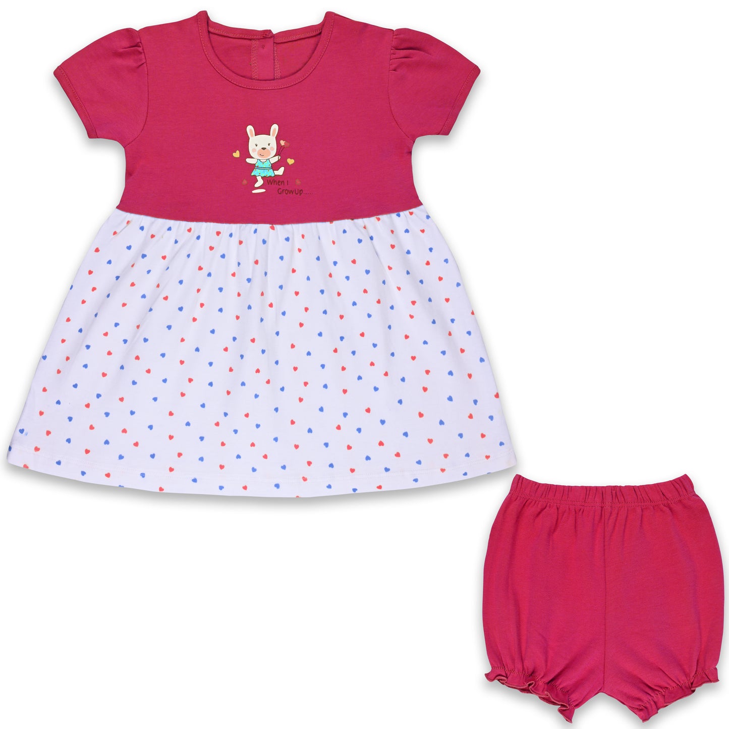 Girls Polka Dot Print A-Line dress
