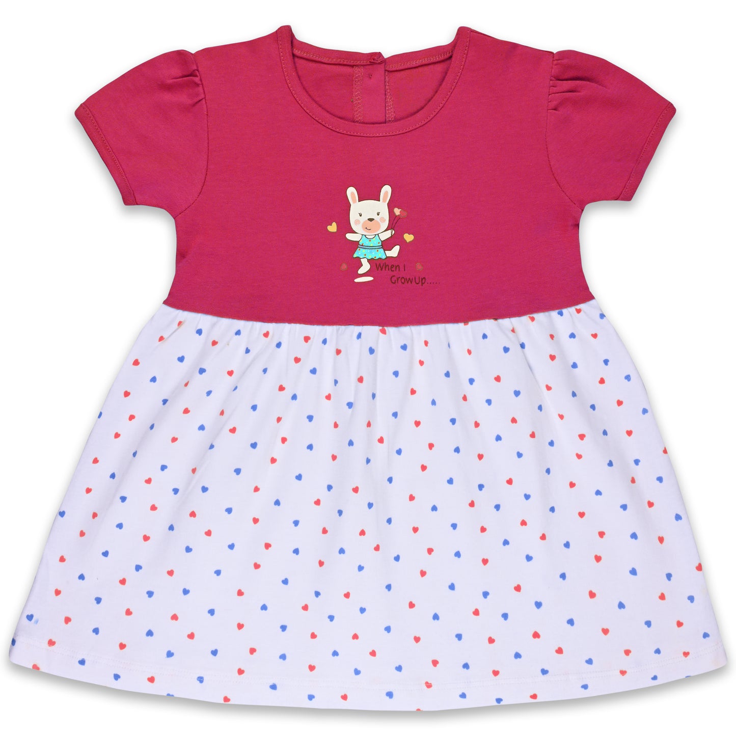 Girls Polka Dot Print A-Line dress