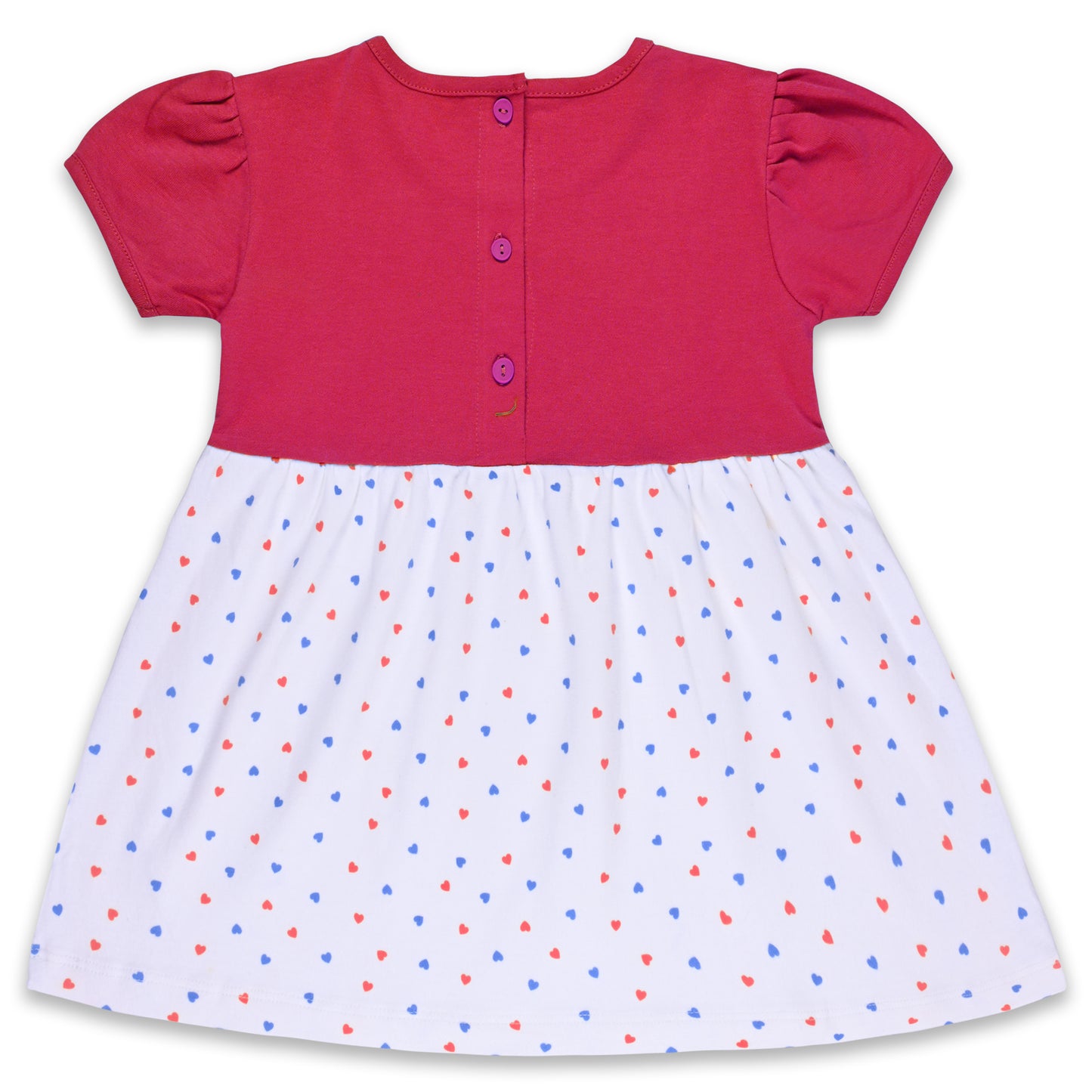 Girls Polka Dot Print A-Line dress