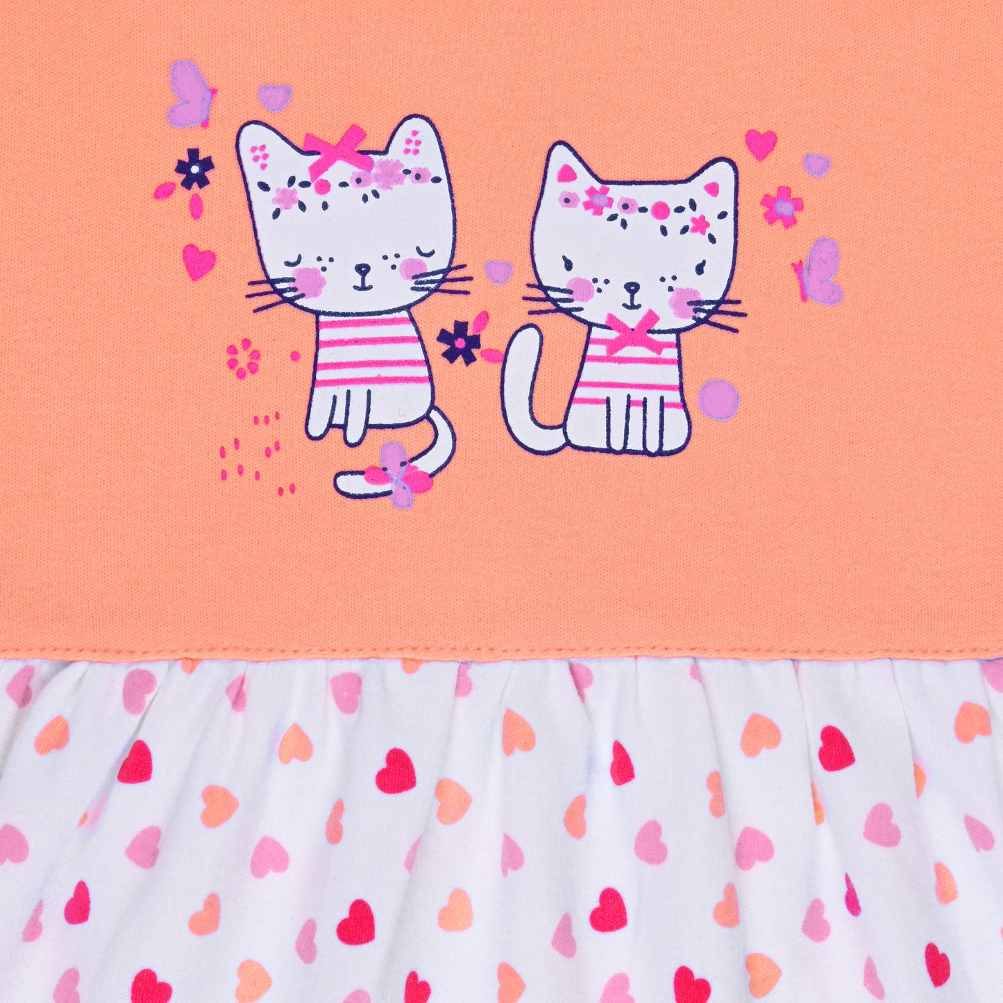 Girls Polka Dot Print A-Line dress