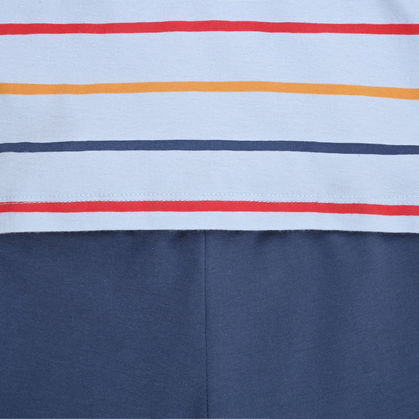 Baby Boys T-Shirt With A Printed Deign And Solid Pant