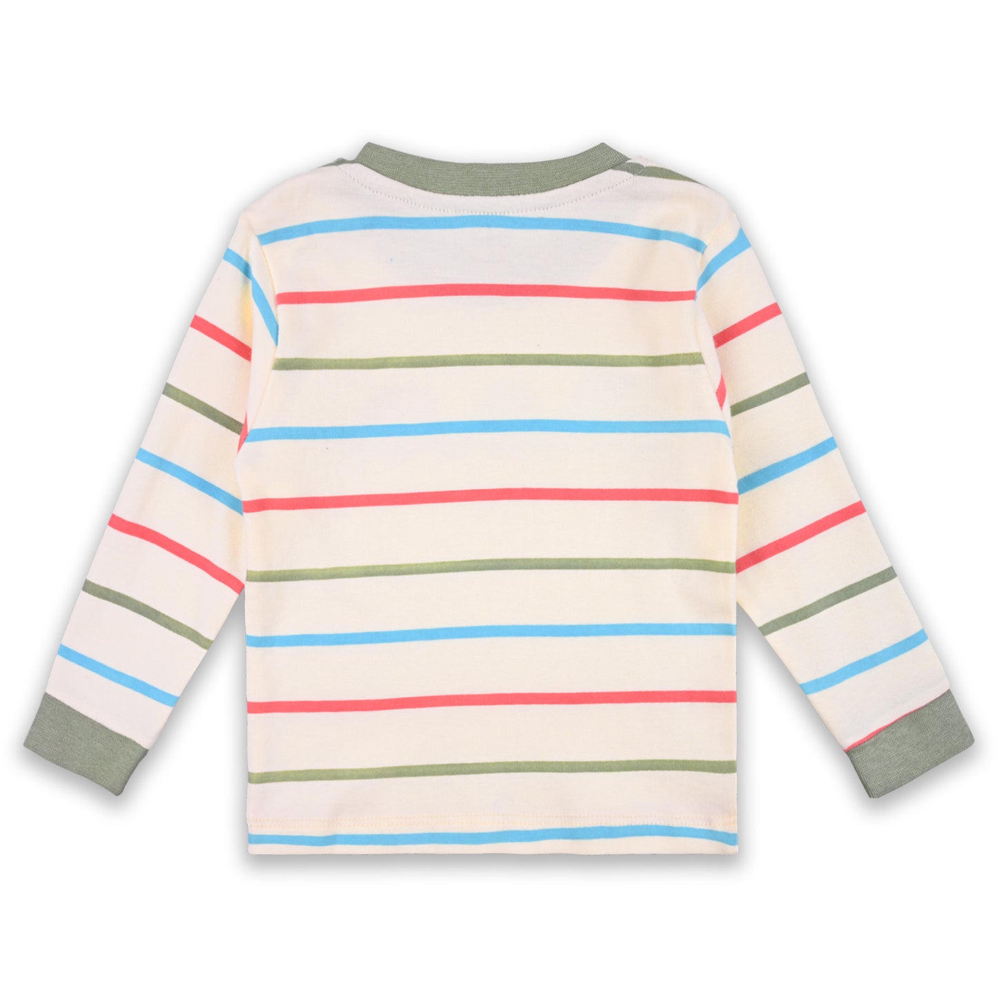 Baby Boys T-Shirt With A Printed Deign And Solid Pant