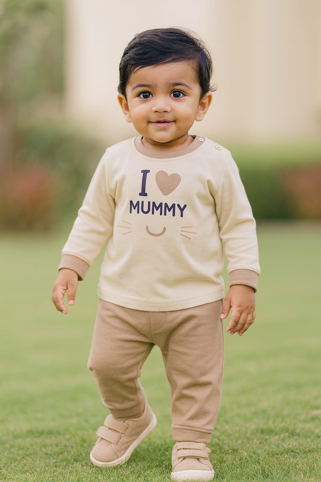 Boys Printed T-Shirt and Pant Clothing Set