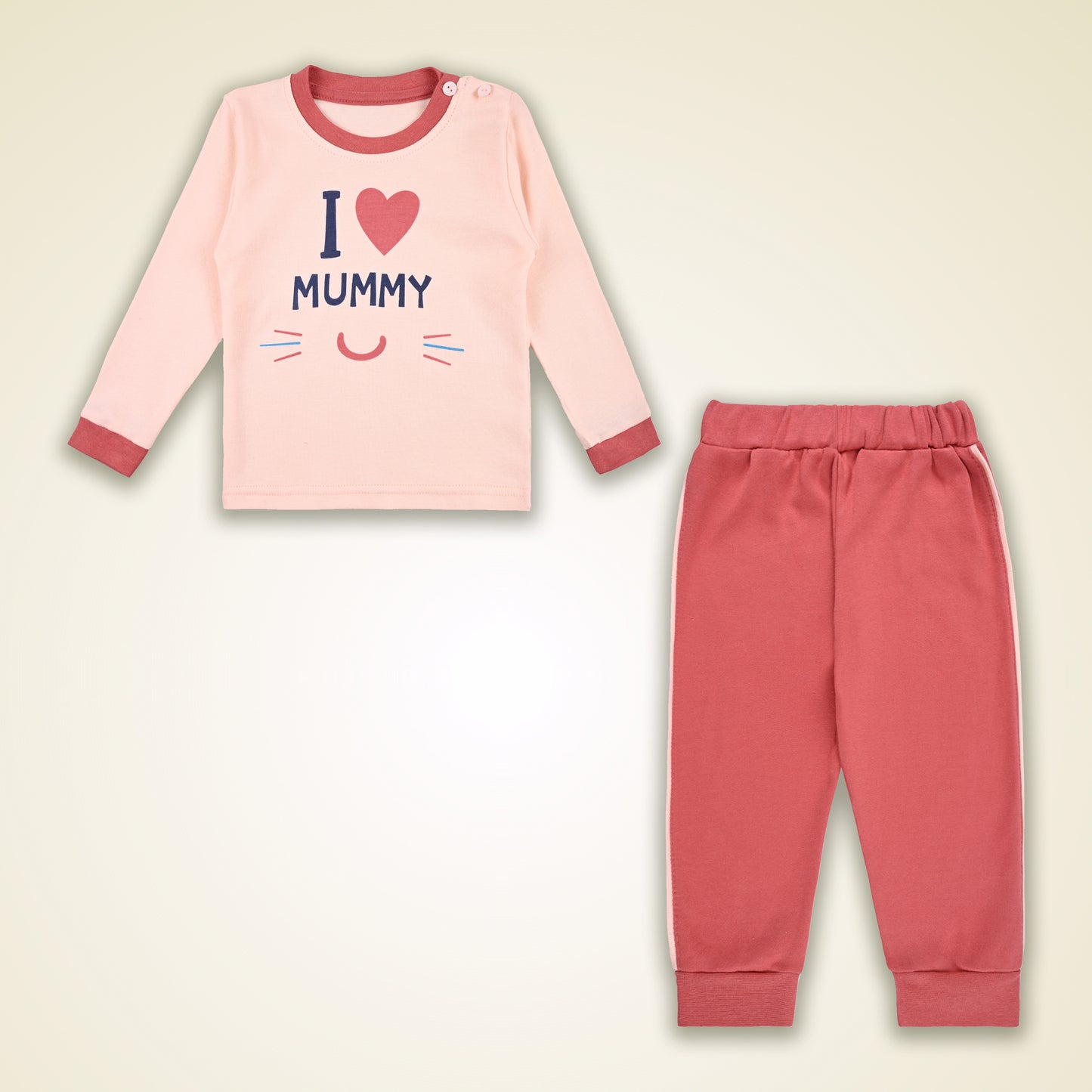 Boys Printed T-Shirt and Pant Clothing Set