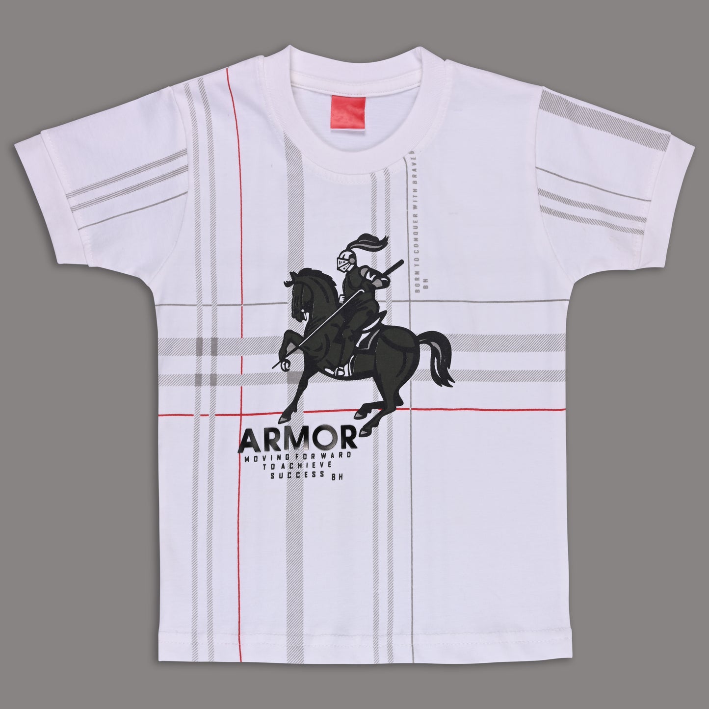 Boys Cotton Printed T-shirt and Suspender Dungaree Set btp837