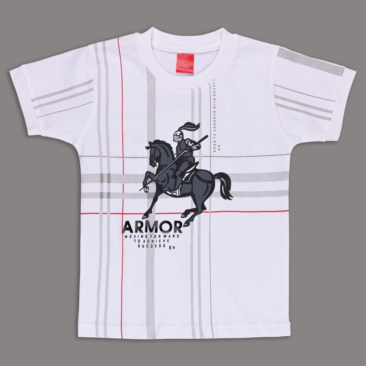 Boys Cotton Printed T-shirt and Suspender Dungaree Set btp837