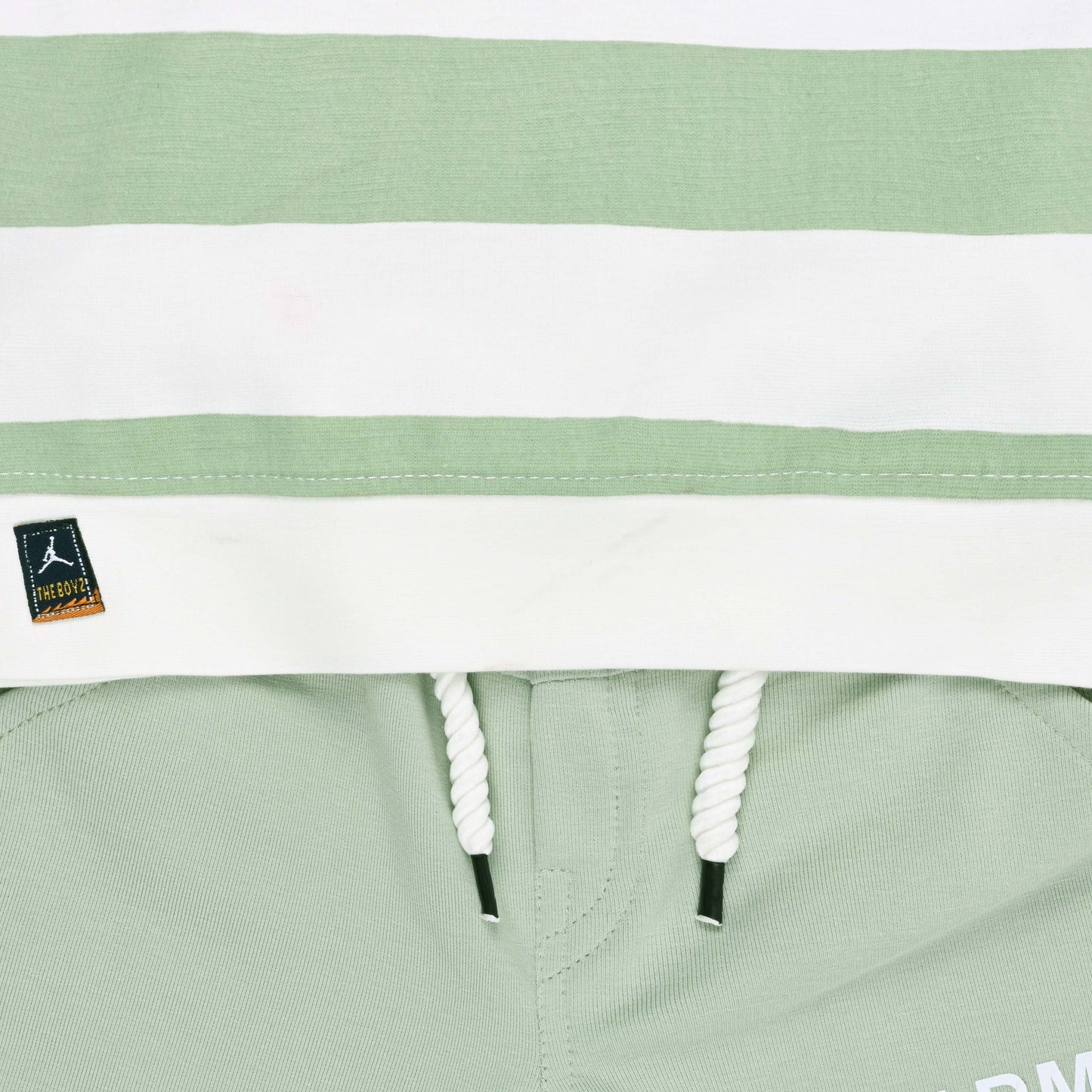 Boys Printed Cotton T-Shirt and Shorts Set