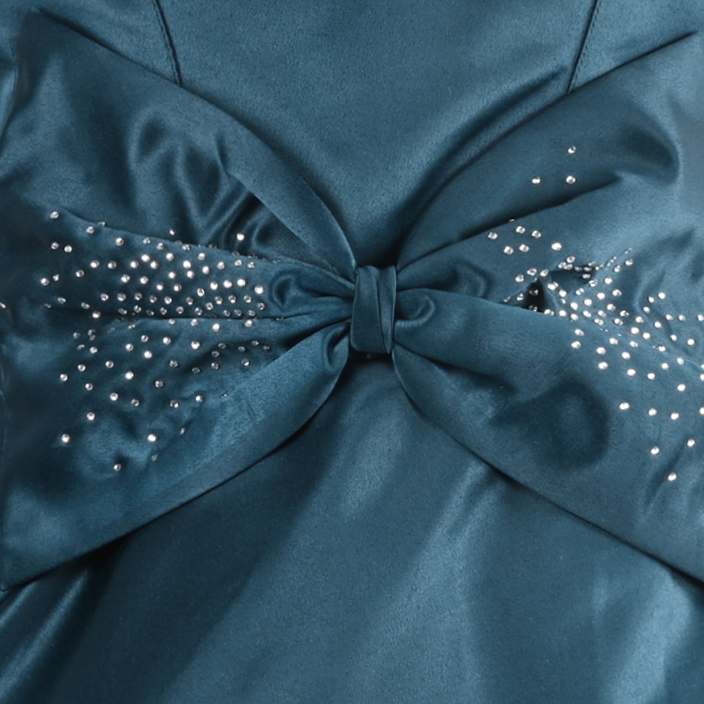 Girls Embellished Bow Detail Party Wear Dress