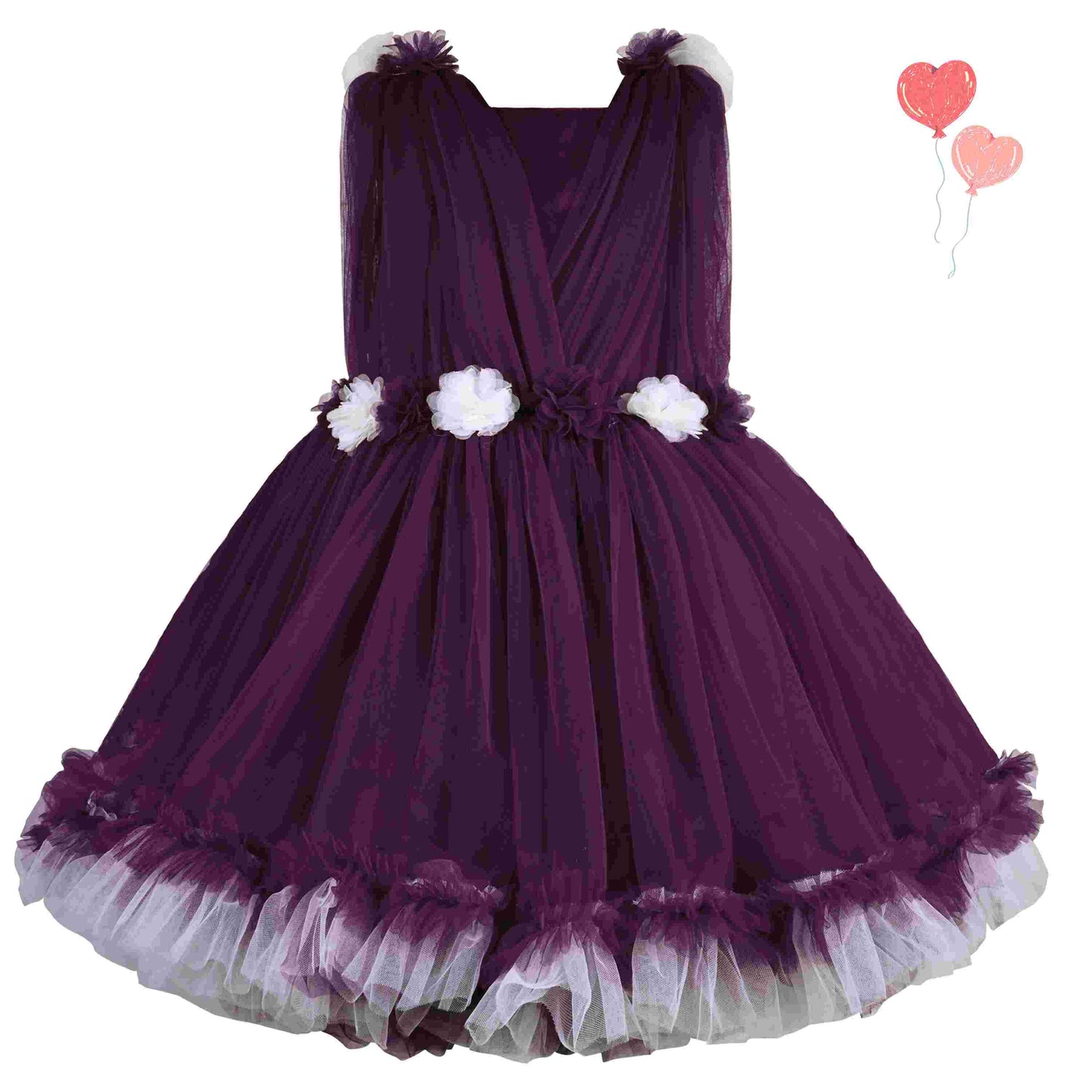 Buy Premium Baby Girls Birthday Dress Online