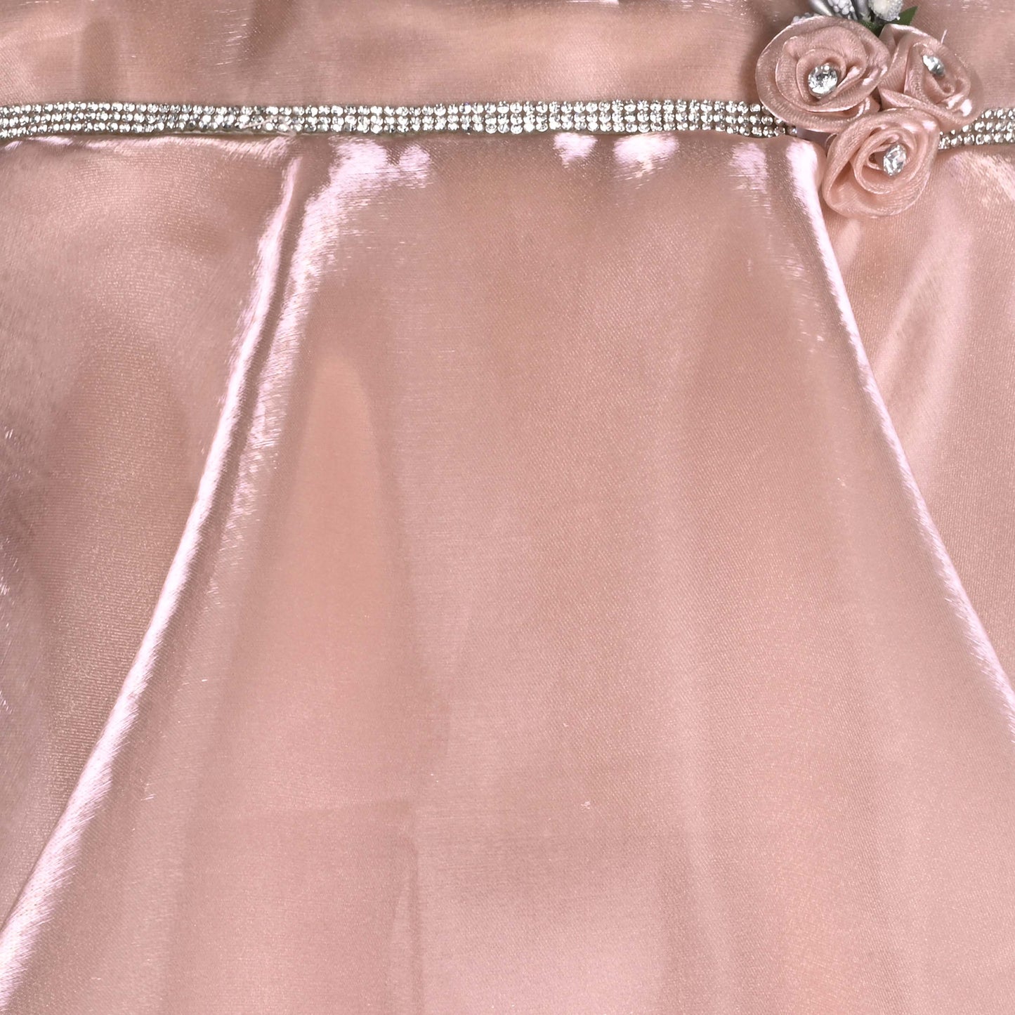 Girls Floral Embellished Tiered Party Dress