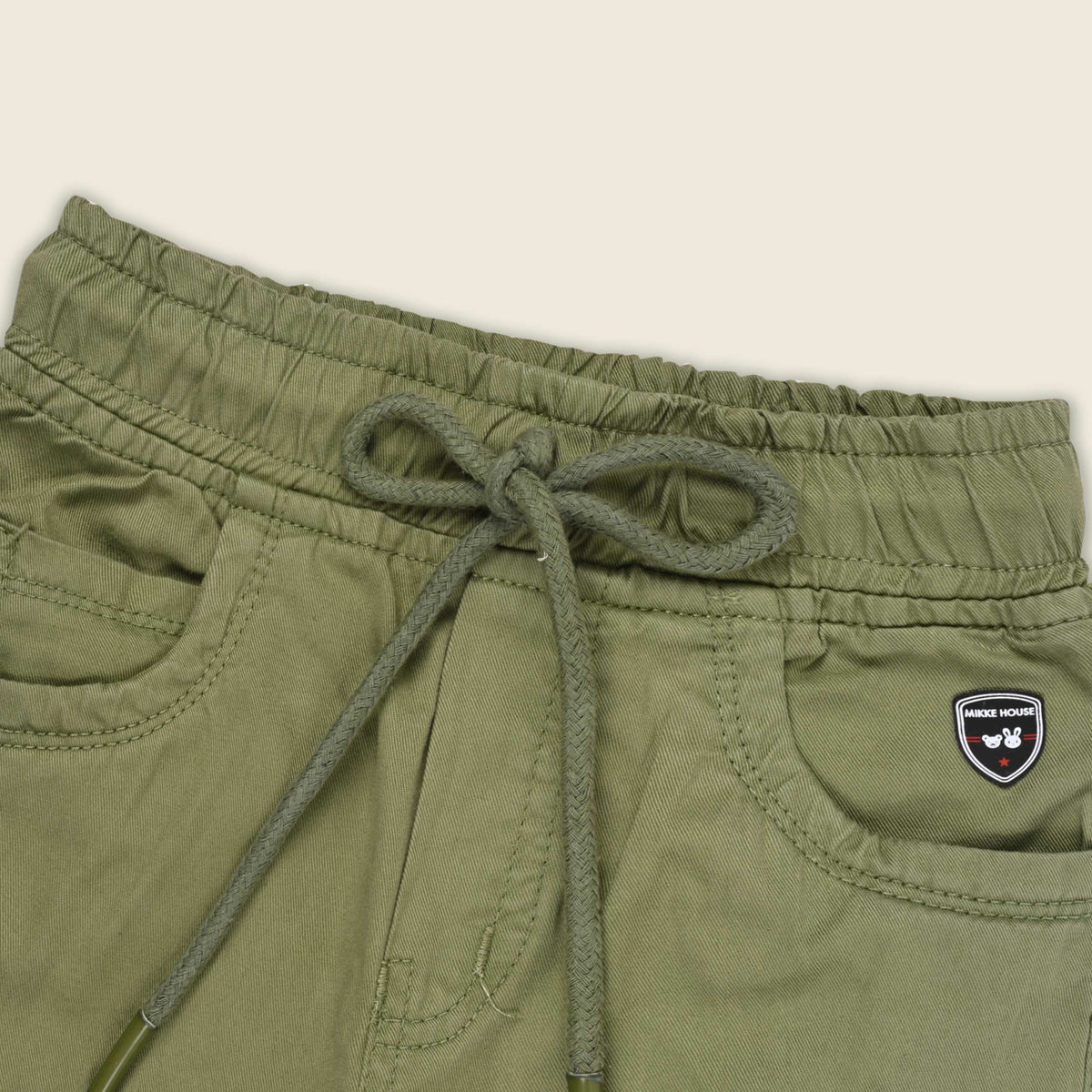 Boys Cotton Denim Cargo Joggers Soft & Stretchable Pants
