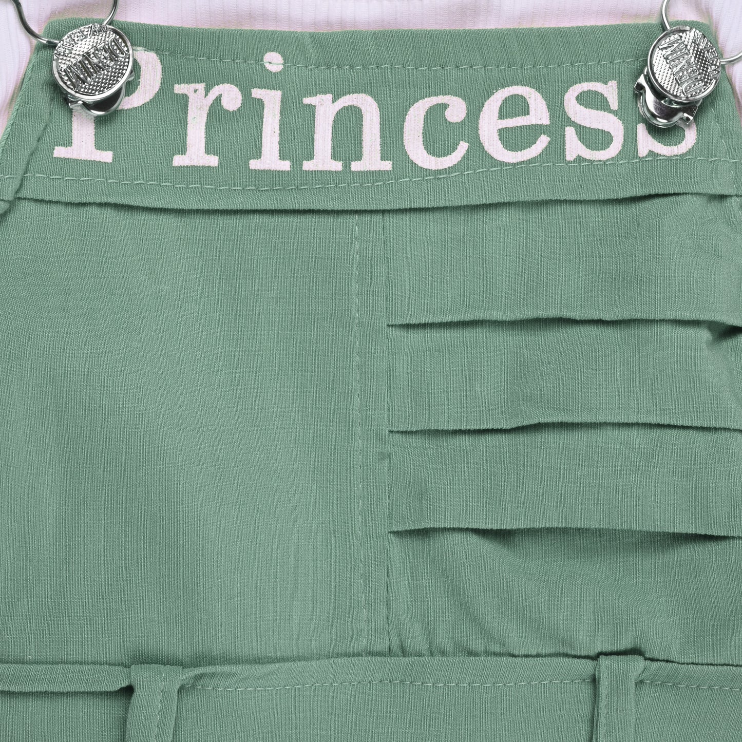 Girls Printed Full Sleeve Top and Dungaree Set