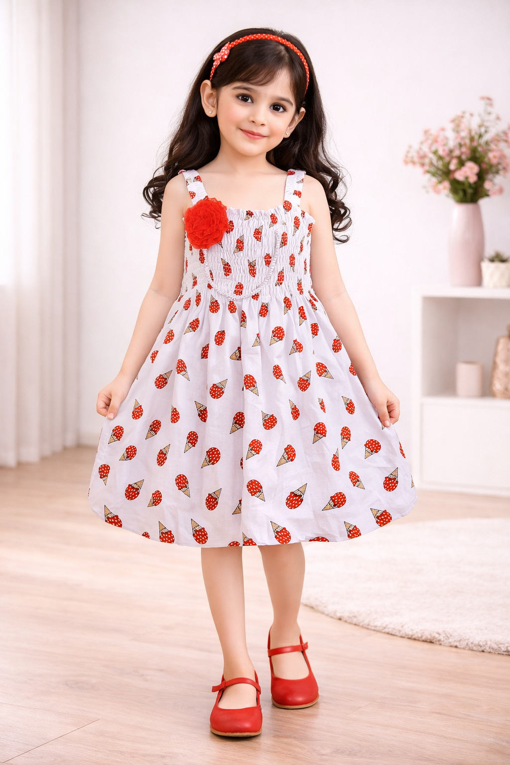 Wish Karo Baby Girls Frocks Dress-(csl331rd)