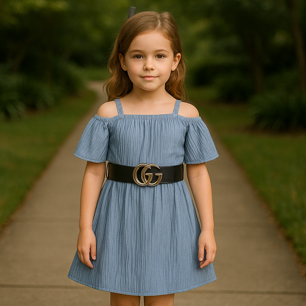 Girls Midi/Knee Length Party Dress