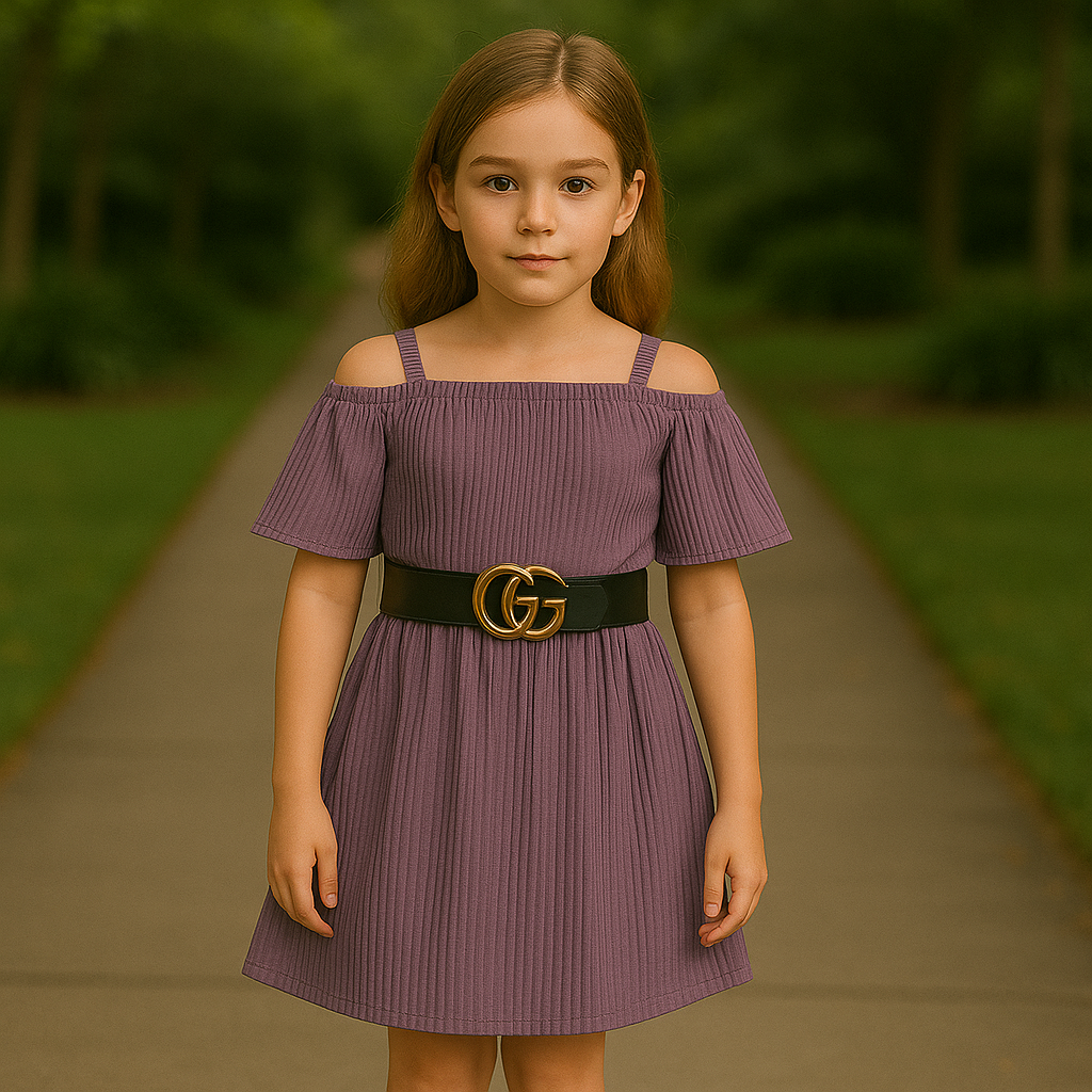Girls Midi/Knee Length Party Dress