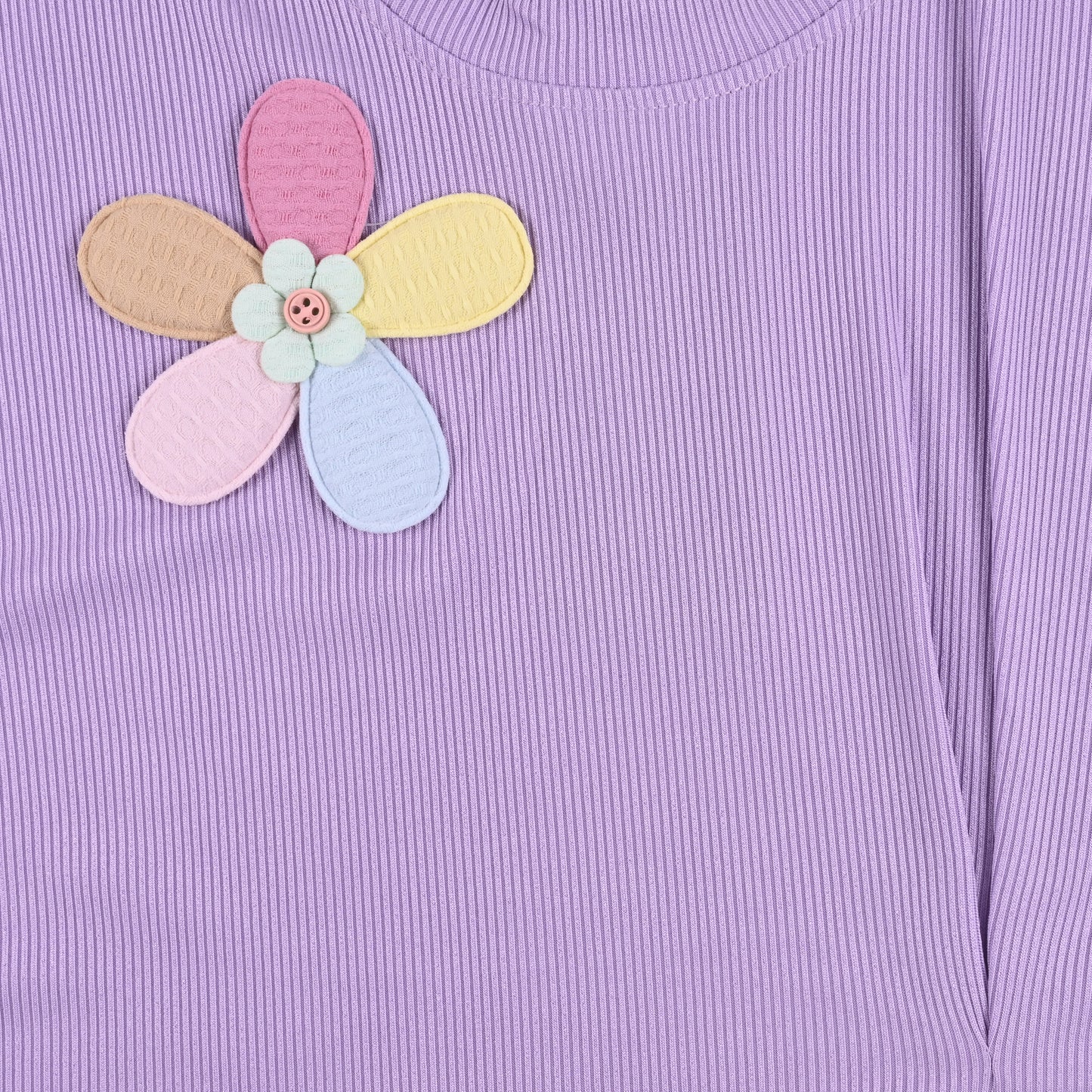 Girls Patchwork Designed T-Shirt