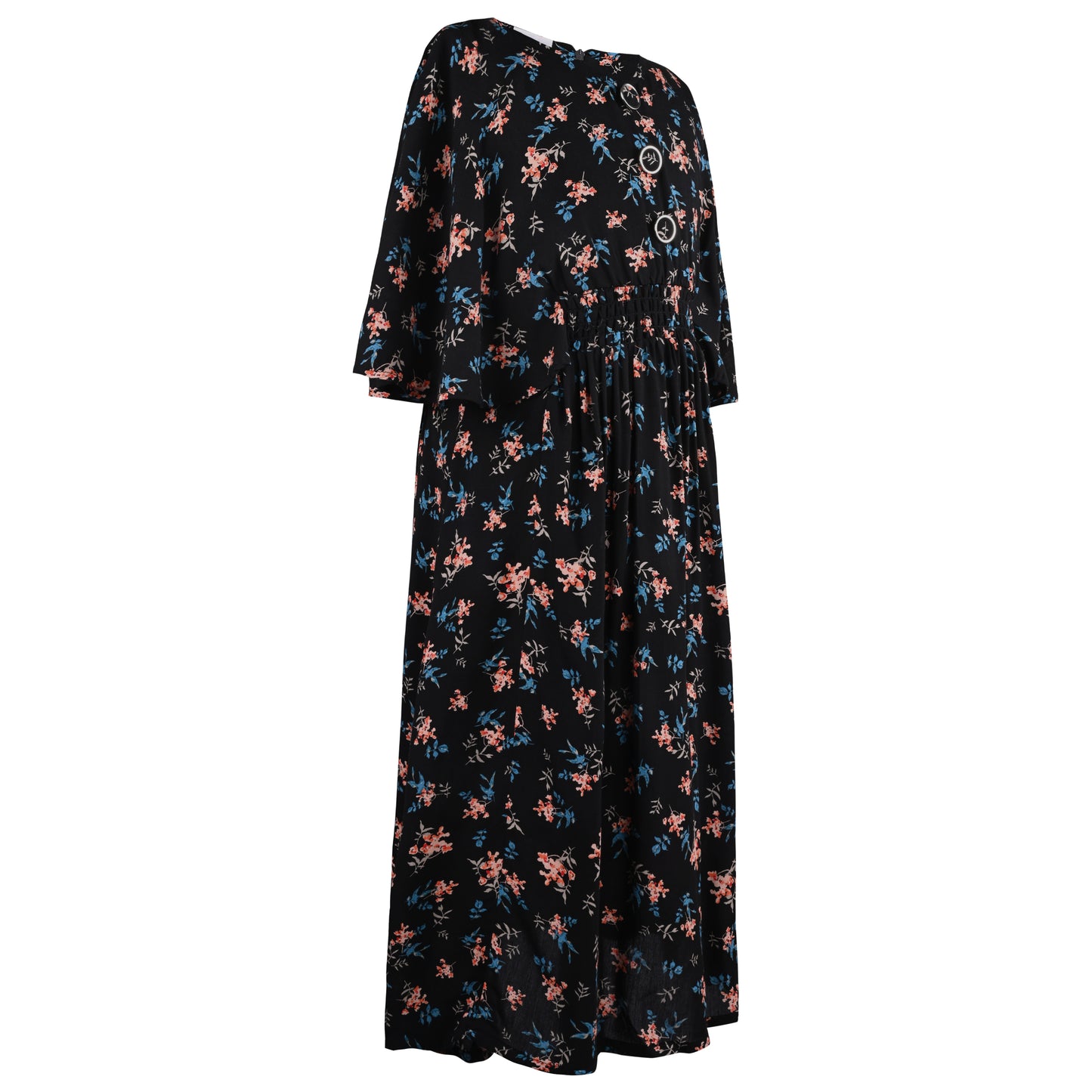 Girls Floral Print Casual Dress