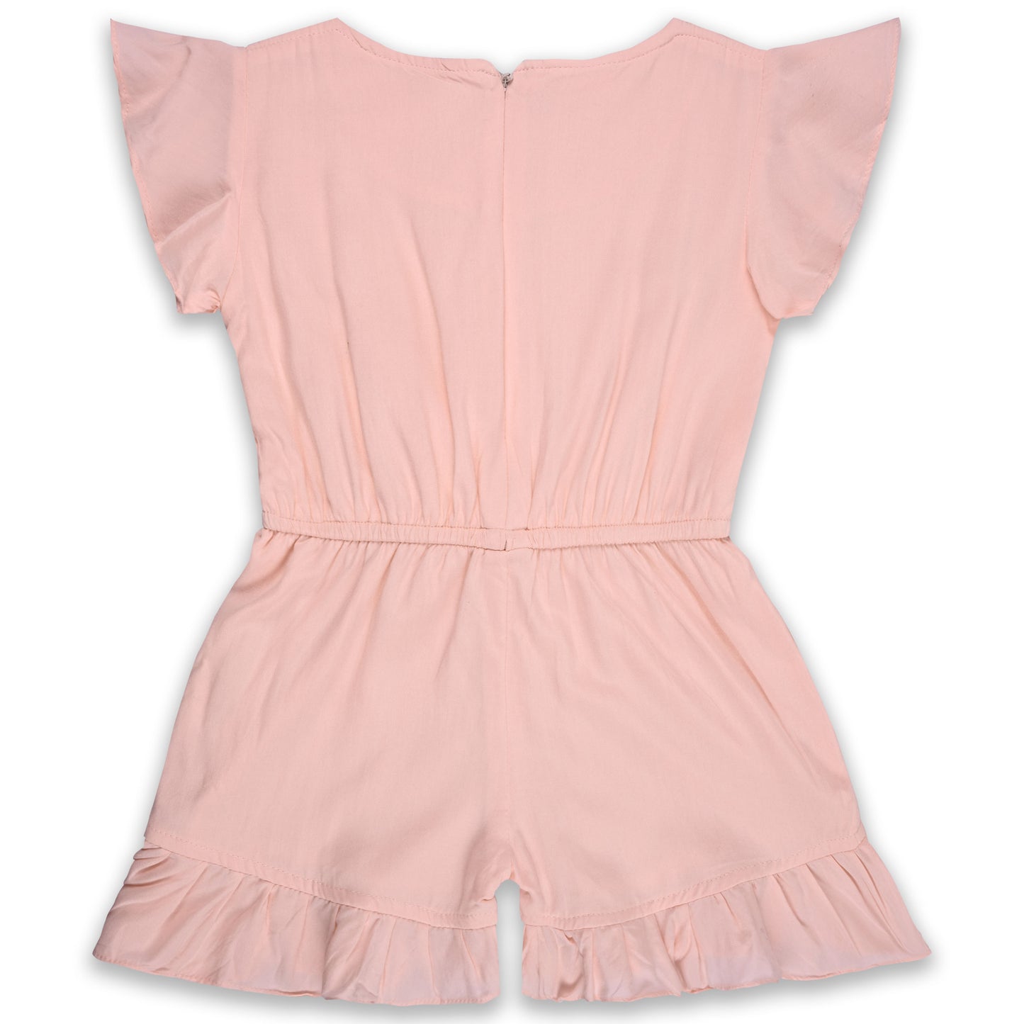 Girls Printed Cap Sleeve Fit and Flare Dress