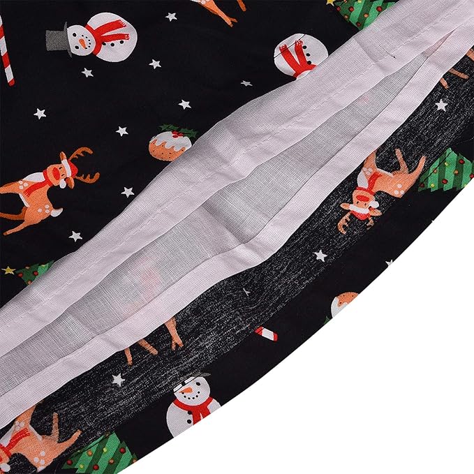 Girls Cotton Floral Party Wear Frock with Stripes & Bow Detail