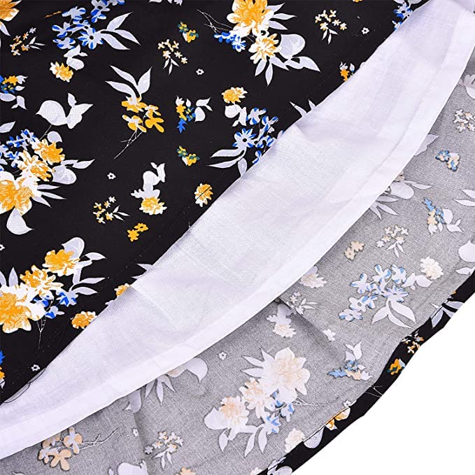 Girls Cotton Floral Party Wear Dress with Bow Belt – Soft & Comfortable