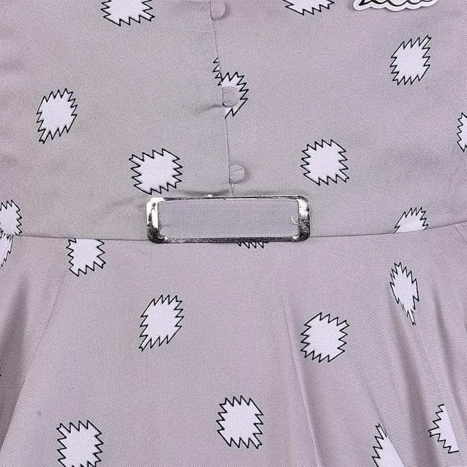 Girls Cotton Printed Sleeveless Dress with Belt | Soft & Breathable Kids Casual Party Dress