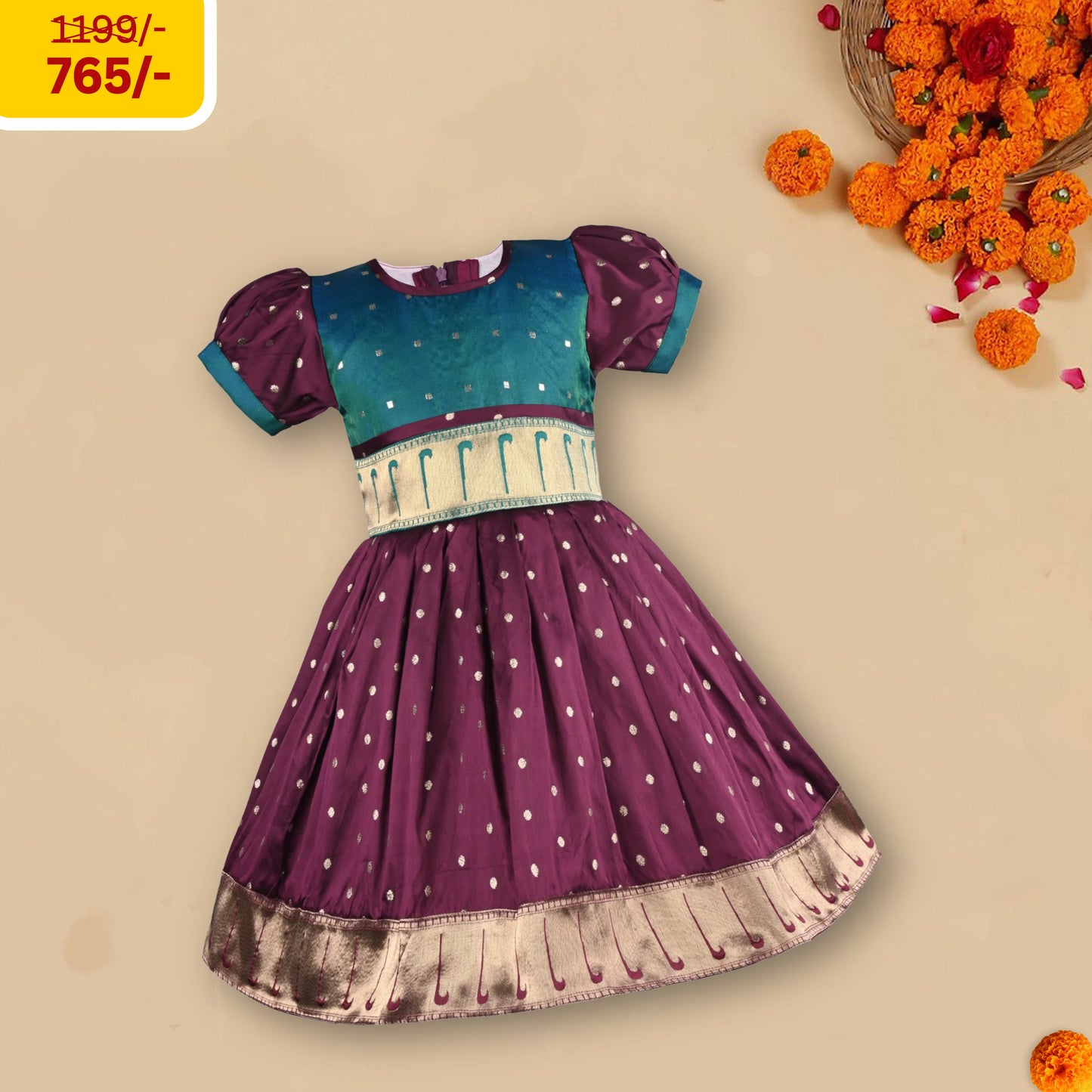 Premium girls ethnic dress