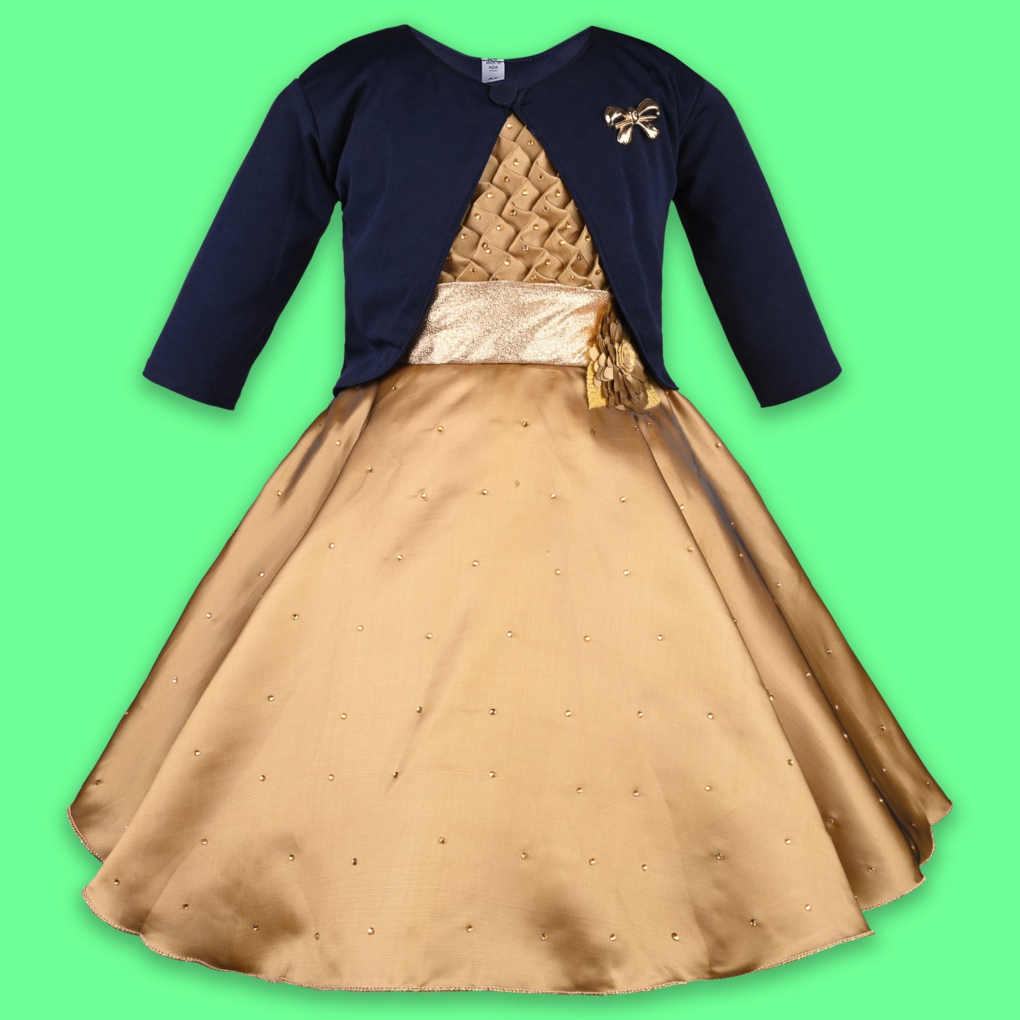 Wish Karo Baby Girls Partywear Frocks Dress For Girls (fe2784bwn)